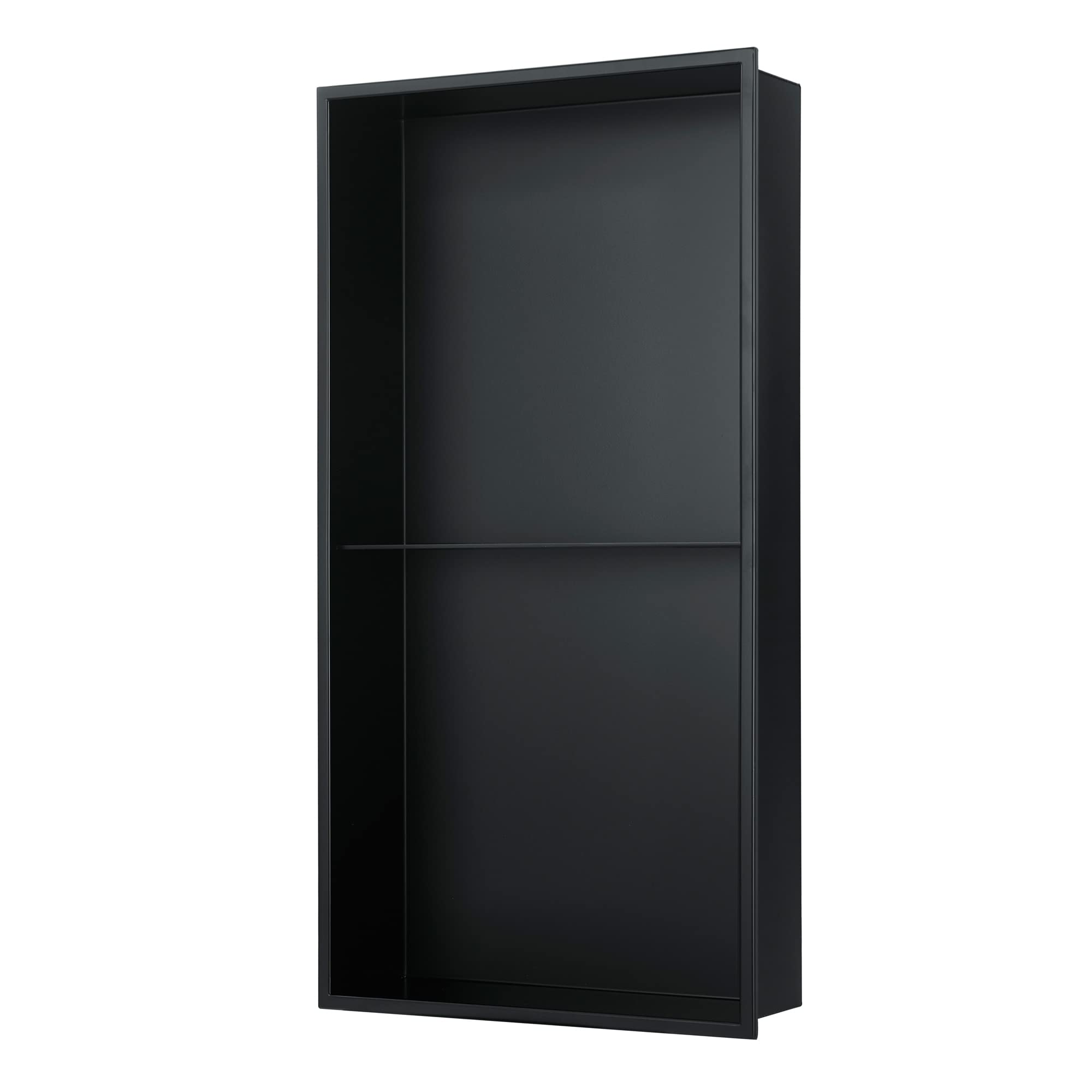 Pulse Showerspas Ni-1224V-Mb Niche In Matte Black, 12'' X 24''