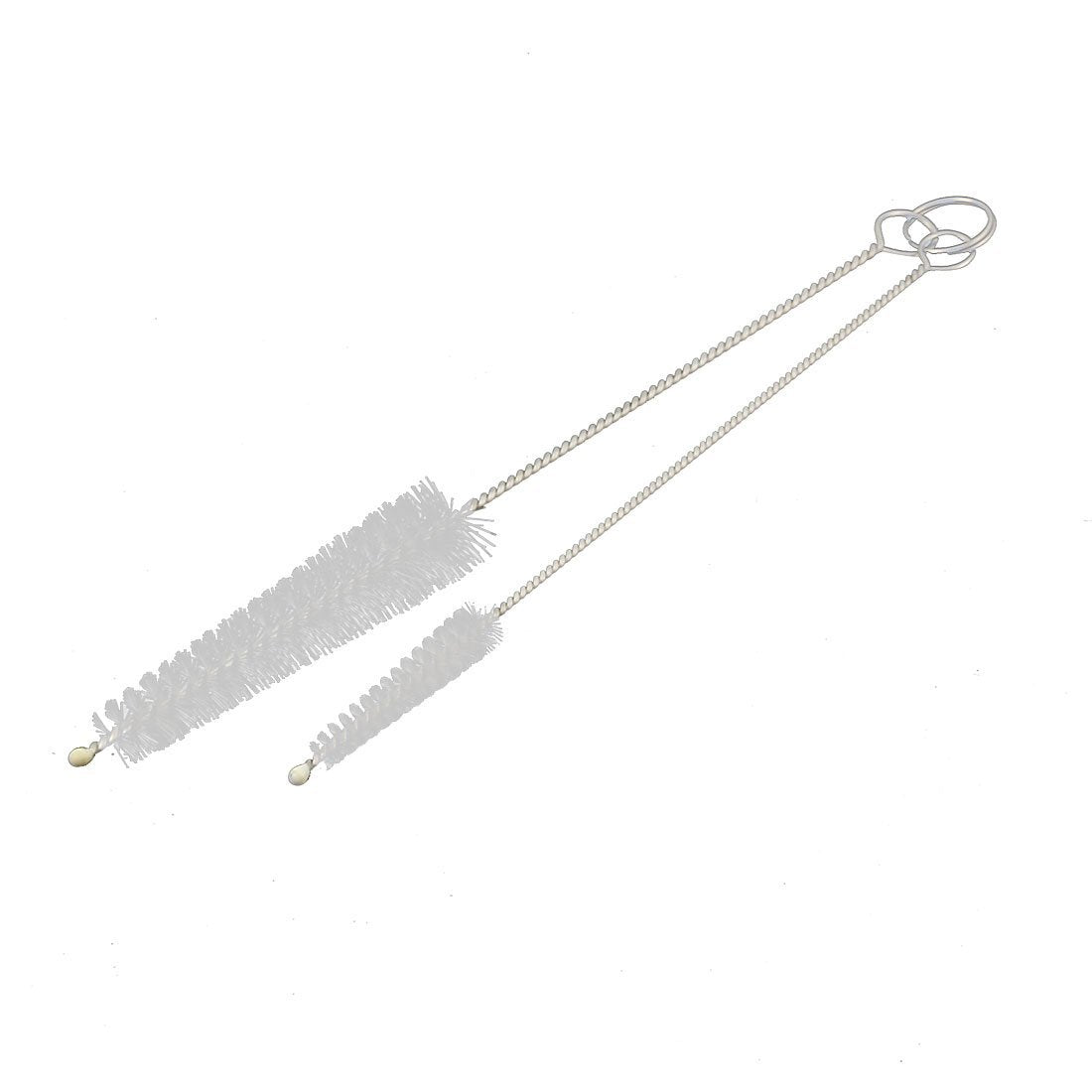 Uxcell 2Pcs Household Kitchen Kettle Spout Teapot Nozzle Cleaning Brush Tool Set Traw Pipe Nozzle Cleaning Tool Loop Handle Clea