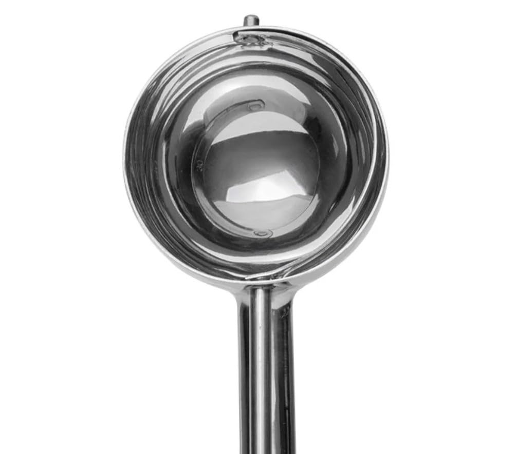 Soro Essentials- #30 Stainless Steel 1-1/4 Oz. Portion Control Scoop Food Server Squeeze Type- Ice Cream Scoop Cookie Scooper Fo