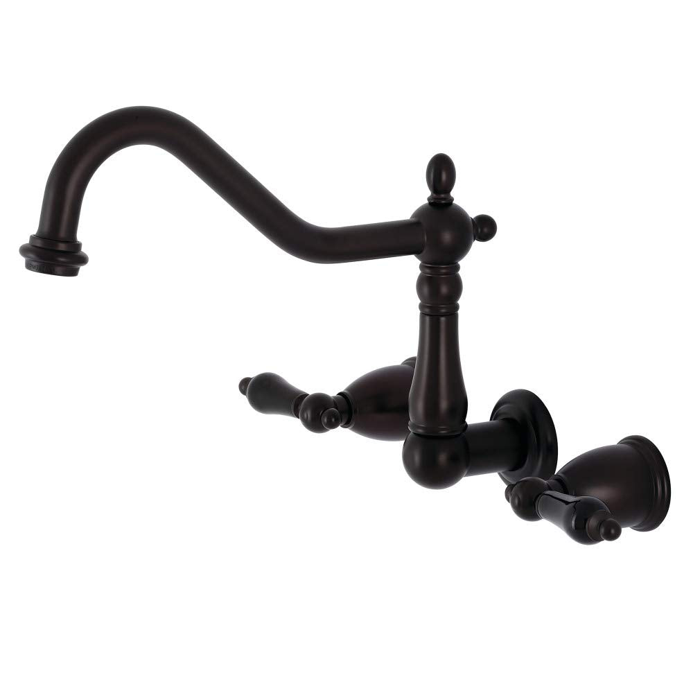 Kingston Brass KS1285PKL Duchess Wall Mount Kitchen Faucet  Oil Rubbed Bronze