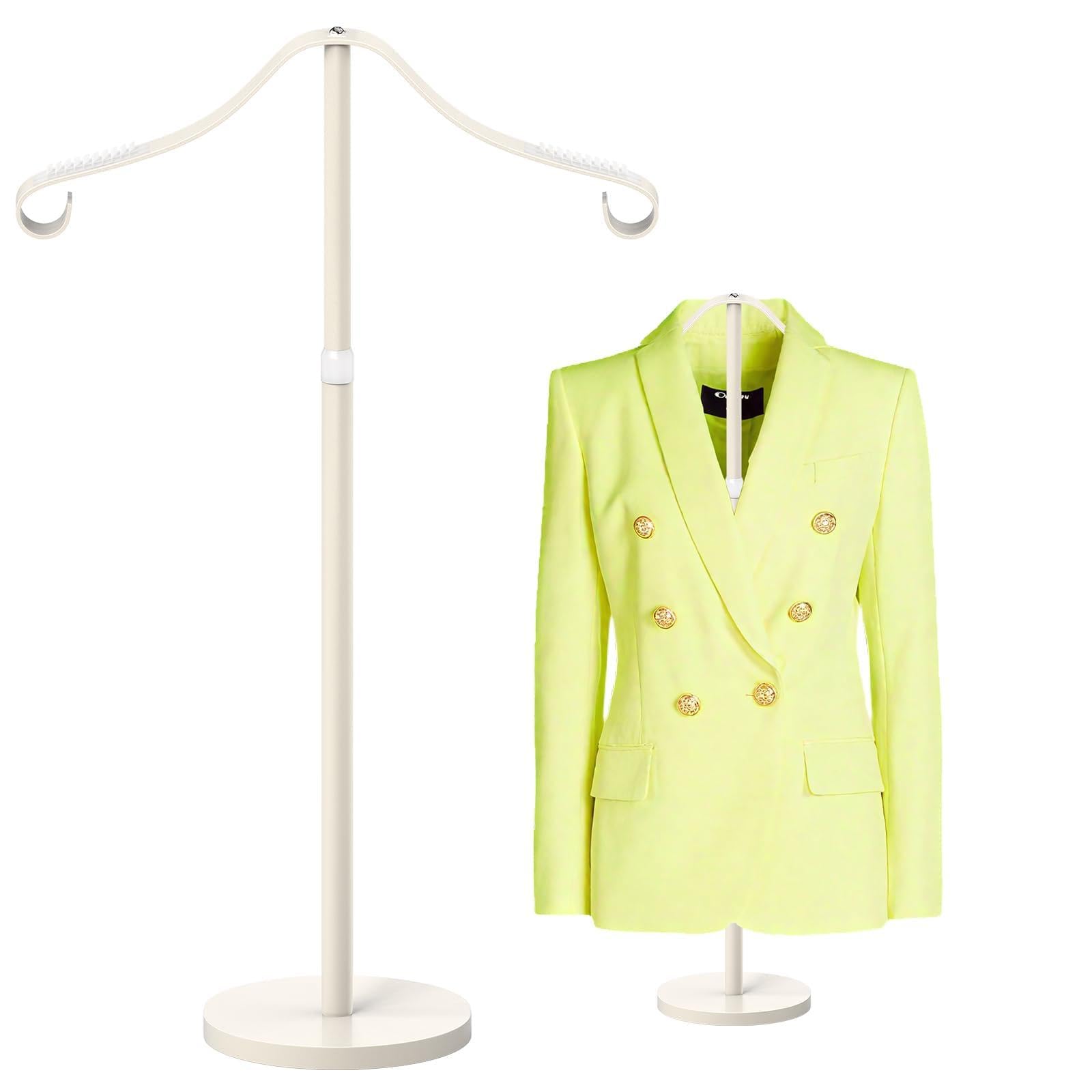 Reusable Shirt Display Stand-Mannequin Torso Tshirt Display Stand for Retail/Vendors,18-33 Adjustable Dress Form Mannequin Stand