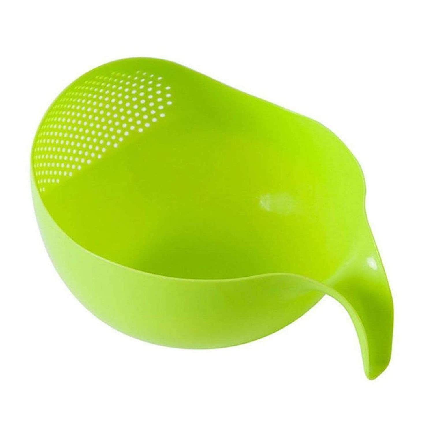 Clazkit MultiPurpose Strainer Or Washer Bowl For Rice Fruits & Vegetable Rice Bowl Color May Vary, Plastic  10.2 X 17.5 X 24.3