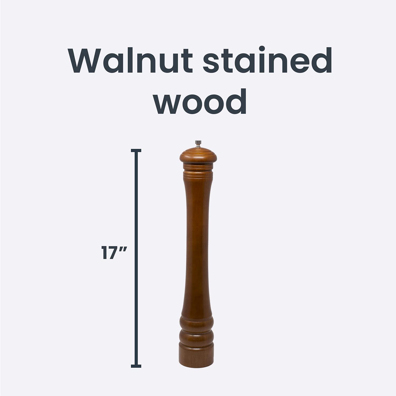 Olde Thompson Since 1944 Hotel Pepper Mill, 17'', Walnut