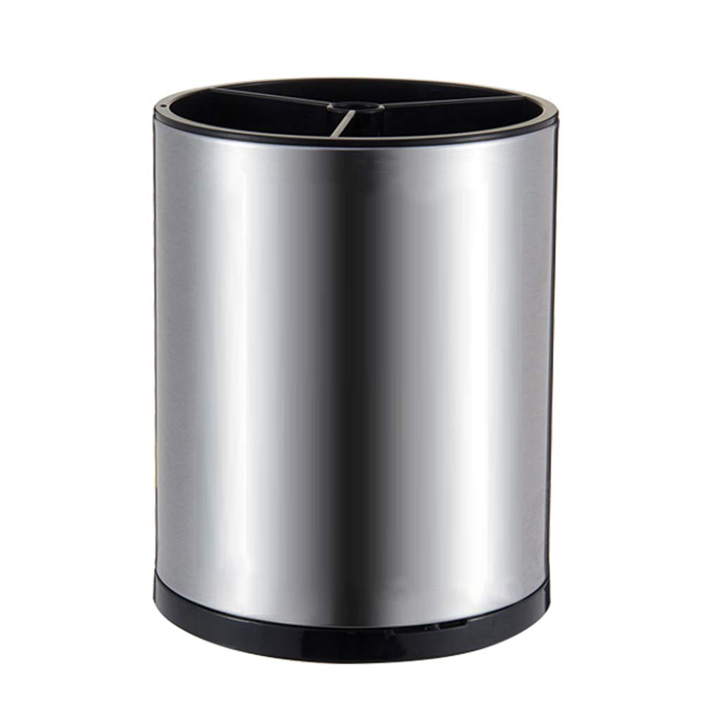 Wskc Stainless Steel Rotating Utensil Holder, 6.2L X 6.2W X 8H