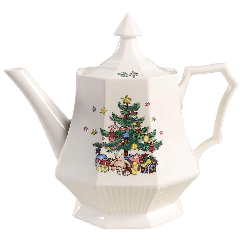 Nikko Ceramics Christmastime Teapot & Lid