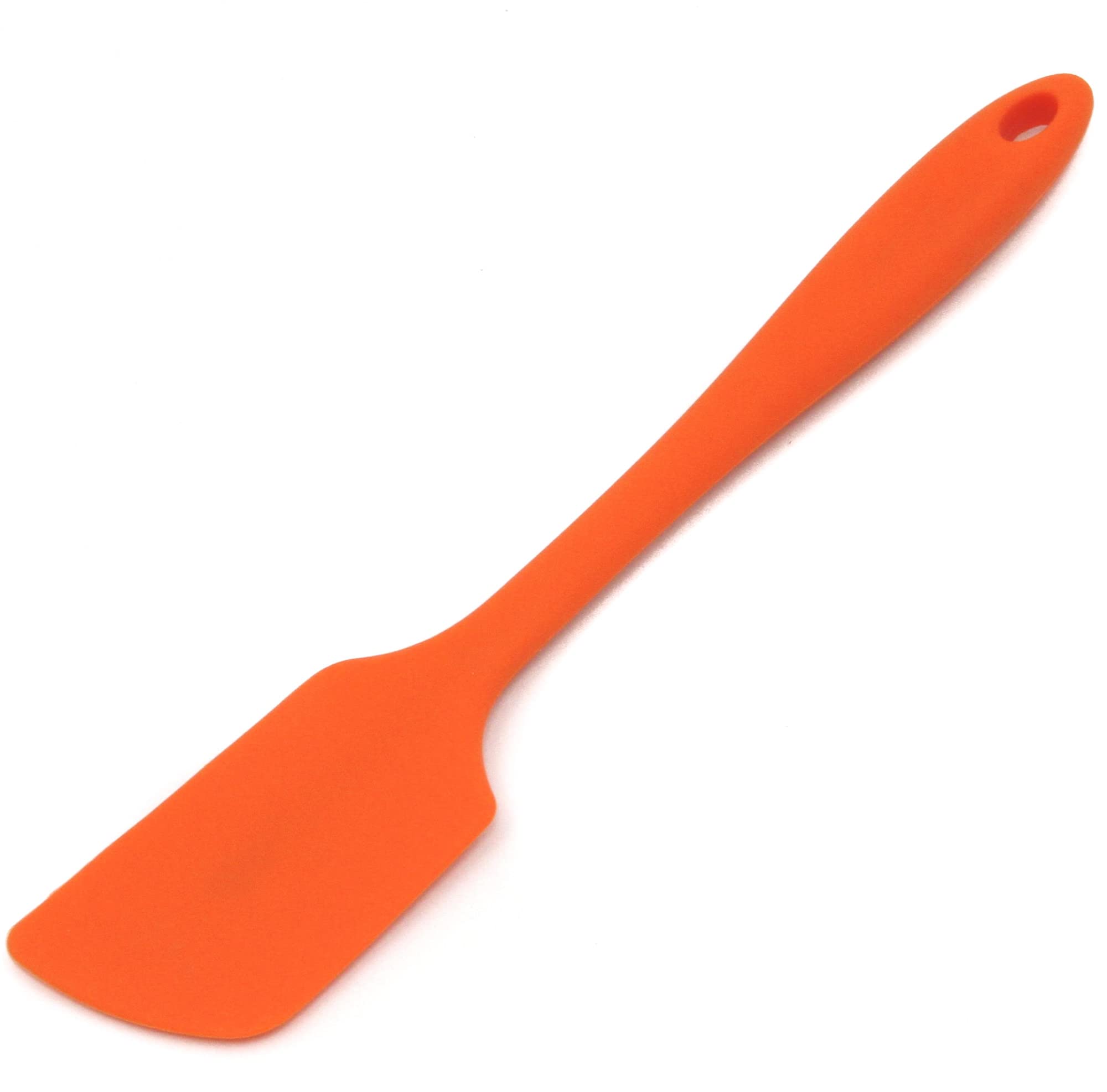 Chef Craft Premium Silicone Angled Spatula, 11 Inch, Orange