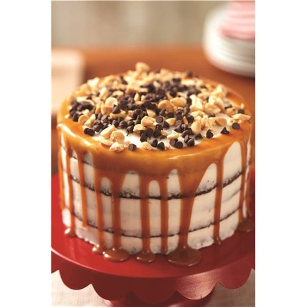 Wilton Easy Layers 4-Piece Layer Cake Pans Set, 8-Inch, Nonstick Steel, Black, Model 2105-0188
