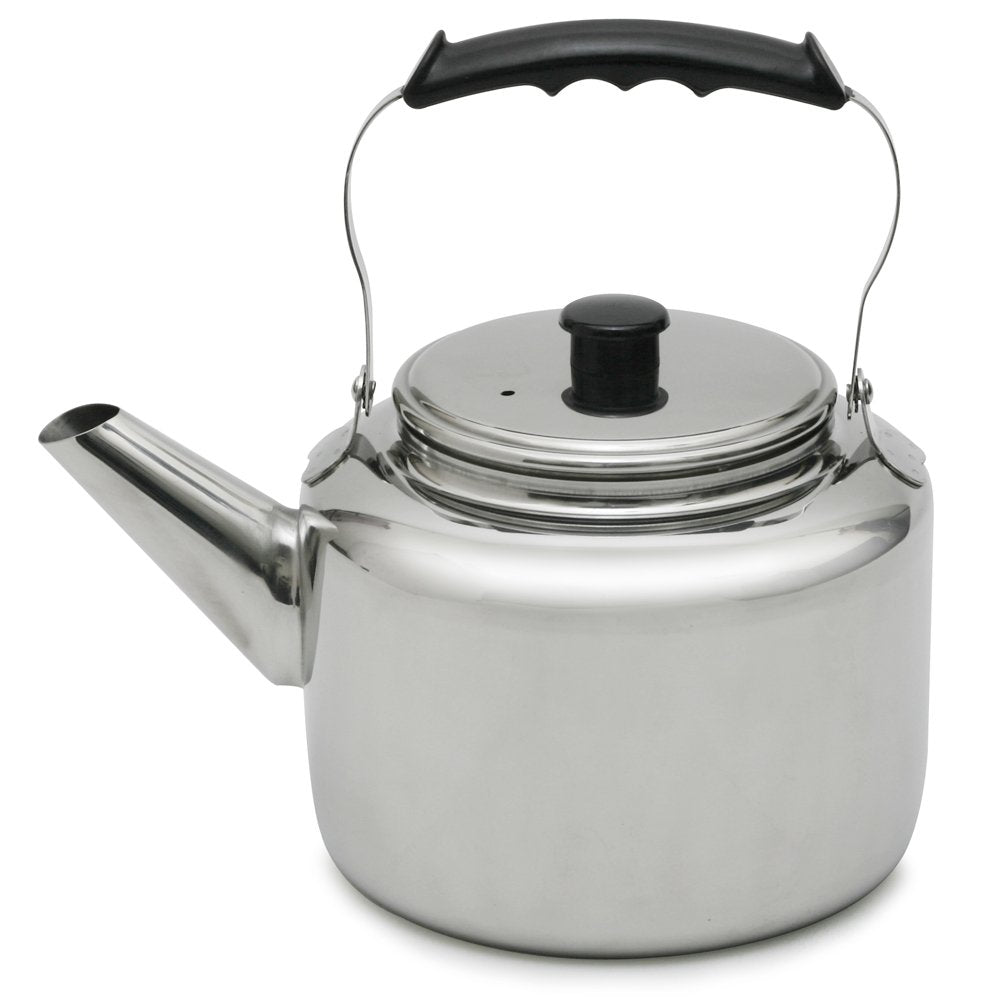 Lindy'S Stainless Steel 5-1/4 Quart Pot Kettle, Stovetop Tea Kettle, Water Kettle With Ergonomic Handle, Food Grade Stainless St