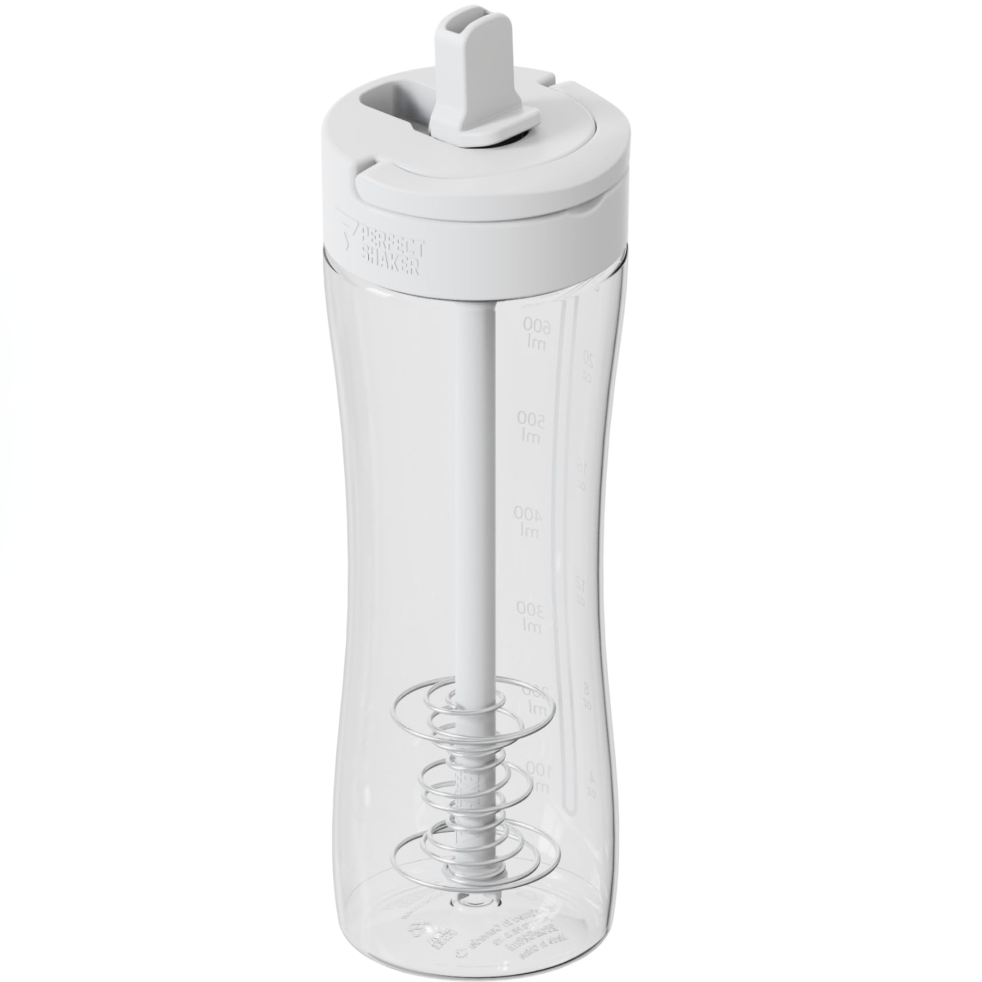 PerfectShaker Luma Series Shaker Bottle with Built-In Straw & Measurement Scale - 28oz - Leakproof, BPA-Free, Dishwasher Safe - 