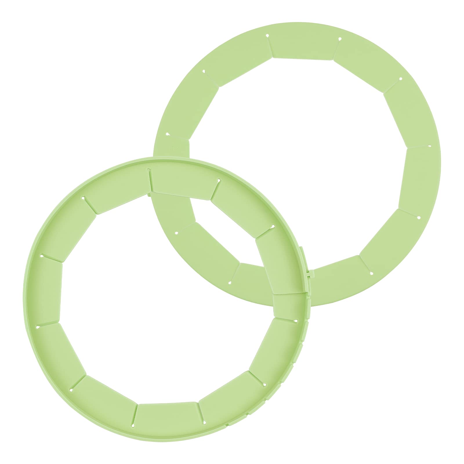 Pie Crust Rings HOHUIGO Adjustable Pie Crust Shield Protector, Silicone Baking Pie Rin ...