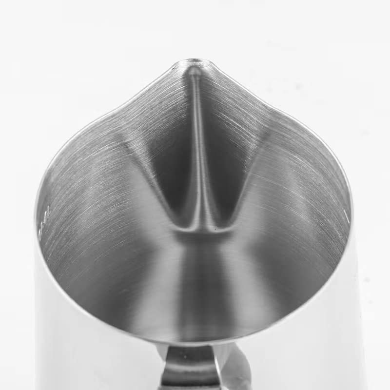 Newgf Milk Frothing Pitchers-12Oz/350Ml Stainless Steel Steaming Pitchers, Scale Coffee/Milk/Cappuccino/Latte Art Barista Steam