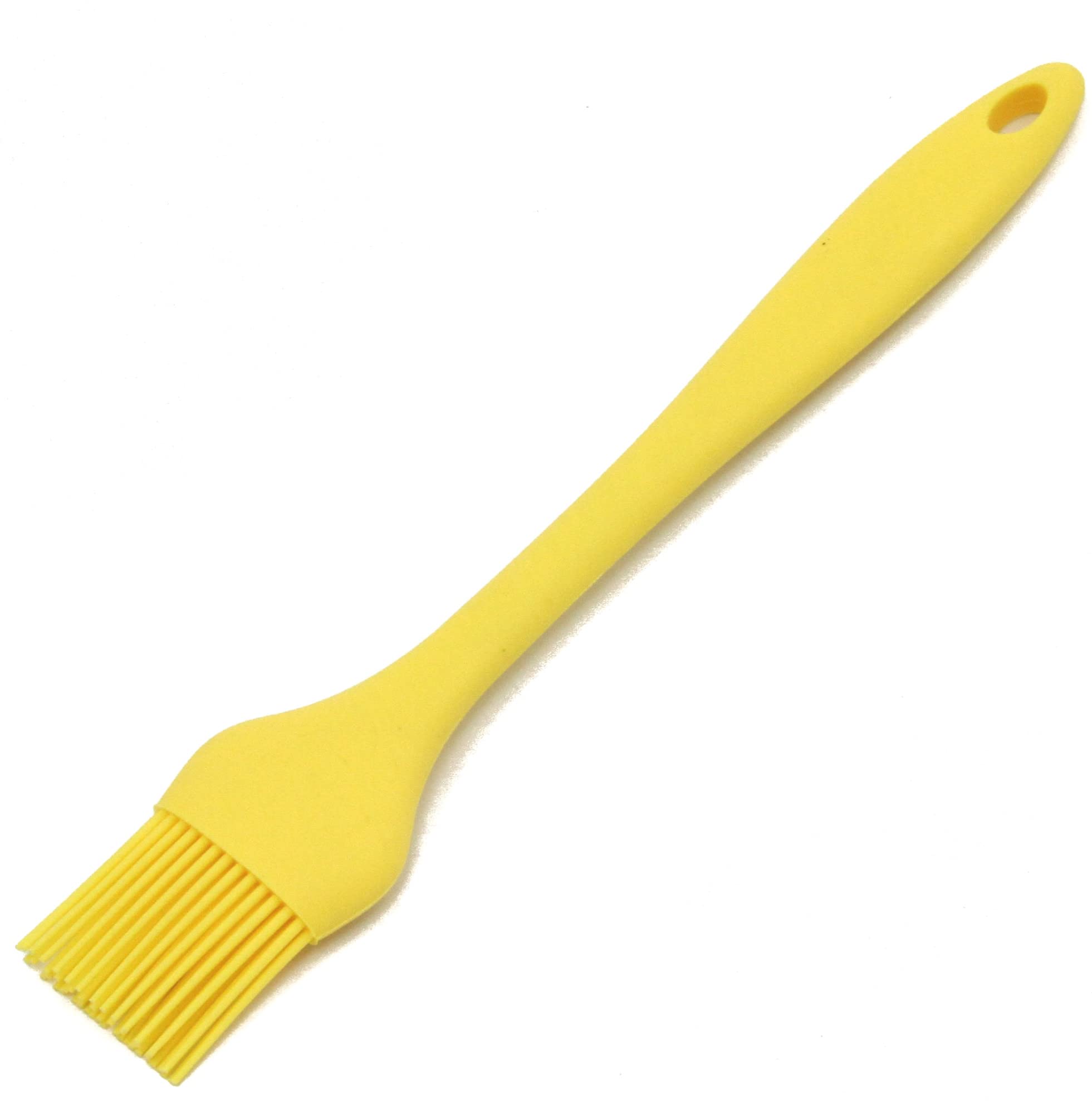 Chef Craft Premium Silicone Basting Brush 10.25 Inch, Yellow