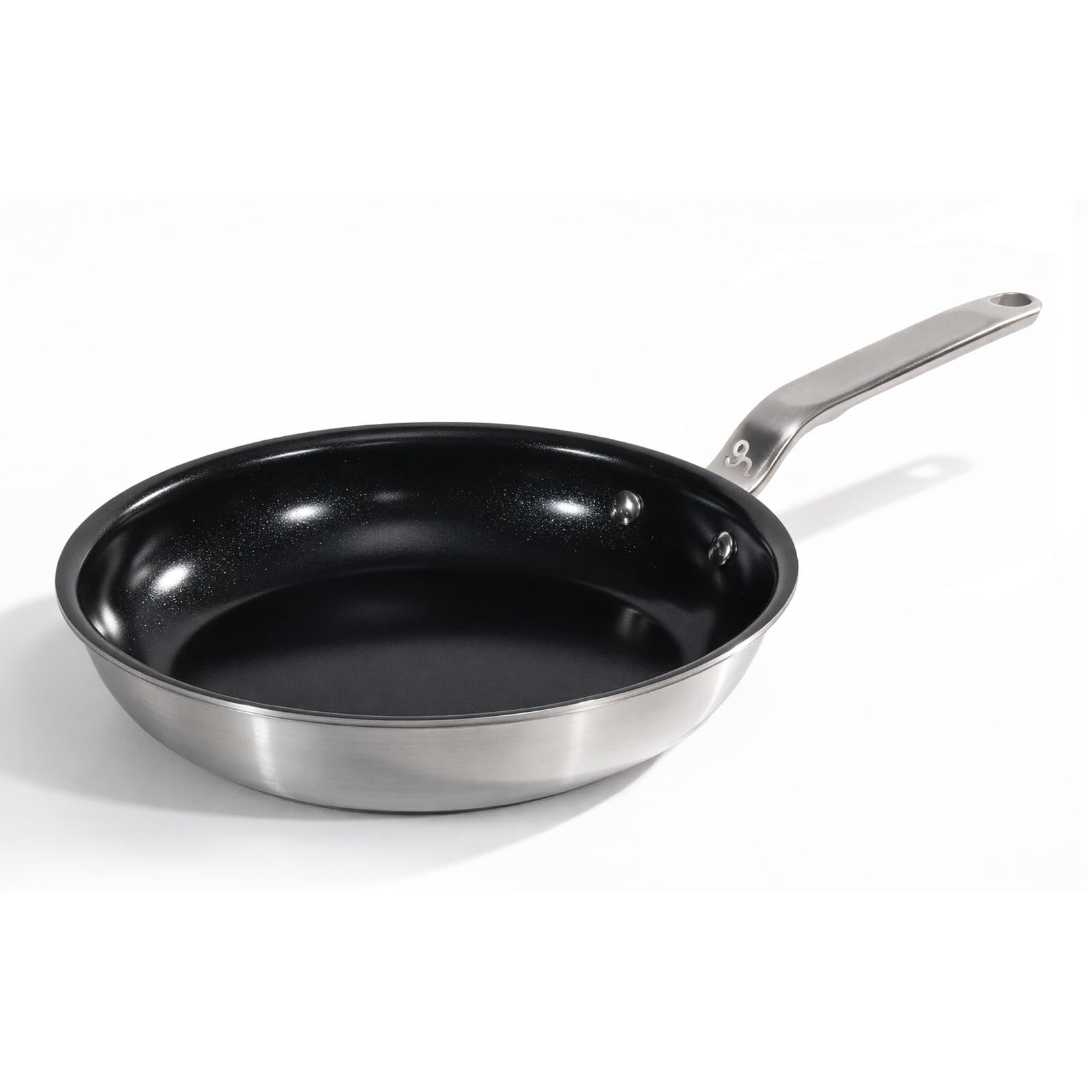 Globehome 10 Inch Non-Stick Stainless Steel Fry Pan, Oven And Induction Safe