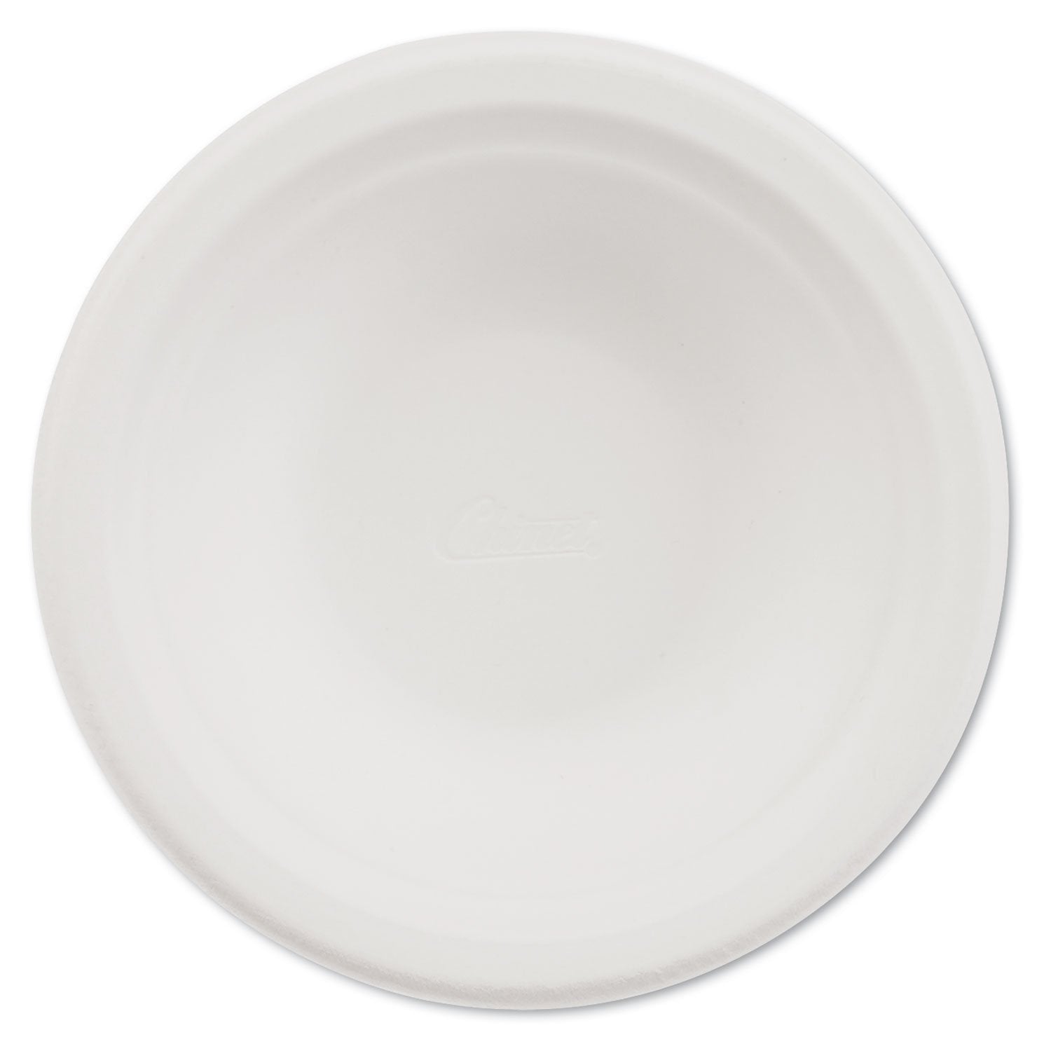 Round Classic Paper Bowls In White