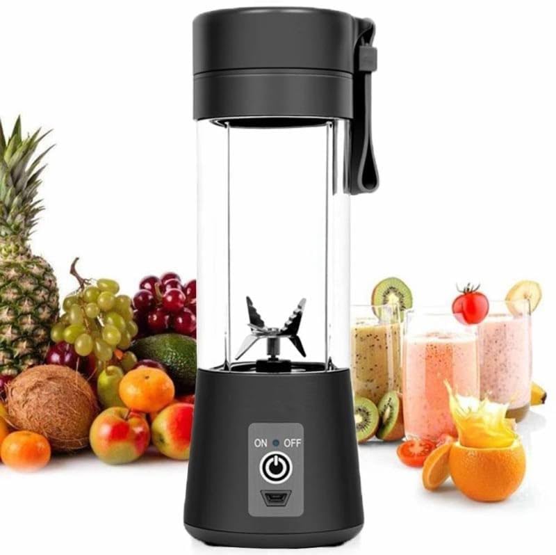 Gaxquly Portable Blender, Usb Rechargeable Mini Juicer Mixer Blender, Electric Mini Grinder, Personal Size For Juices, Shakes An