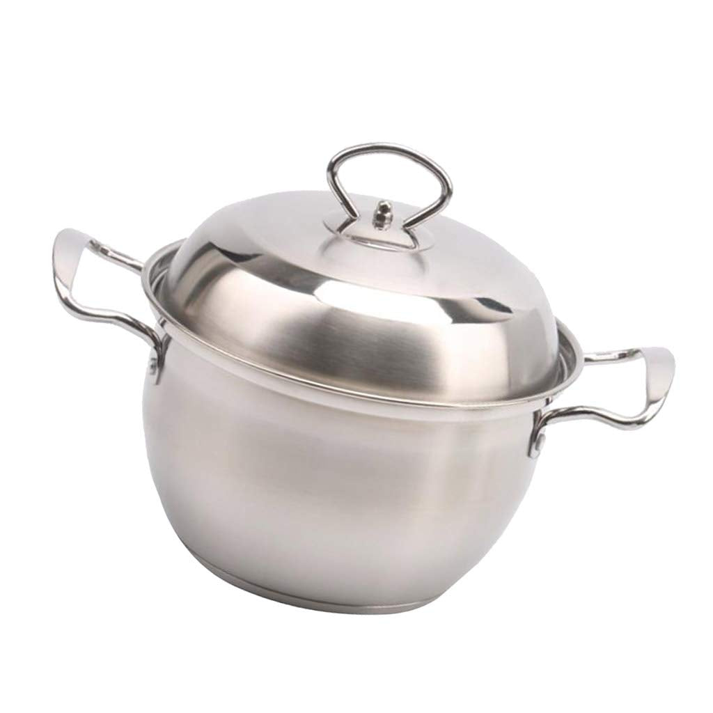 Zoomella Korean Stainless Steel Sauce Pan Stock Pot Milk Pan Nonstick Saucepan 24Cm|Cookware|Home & Garden