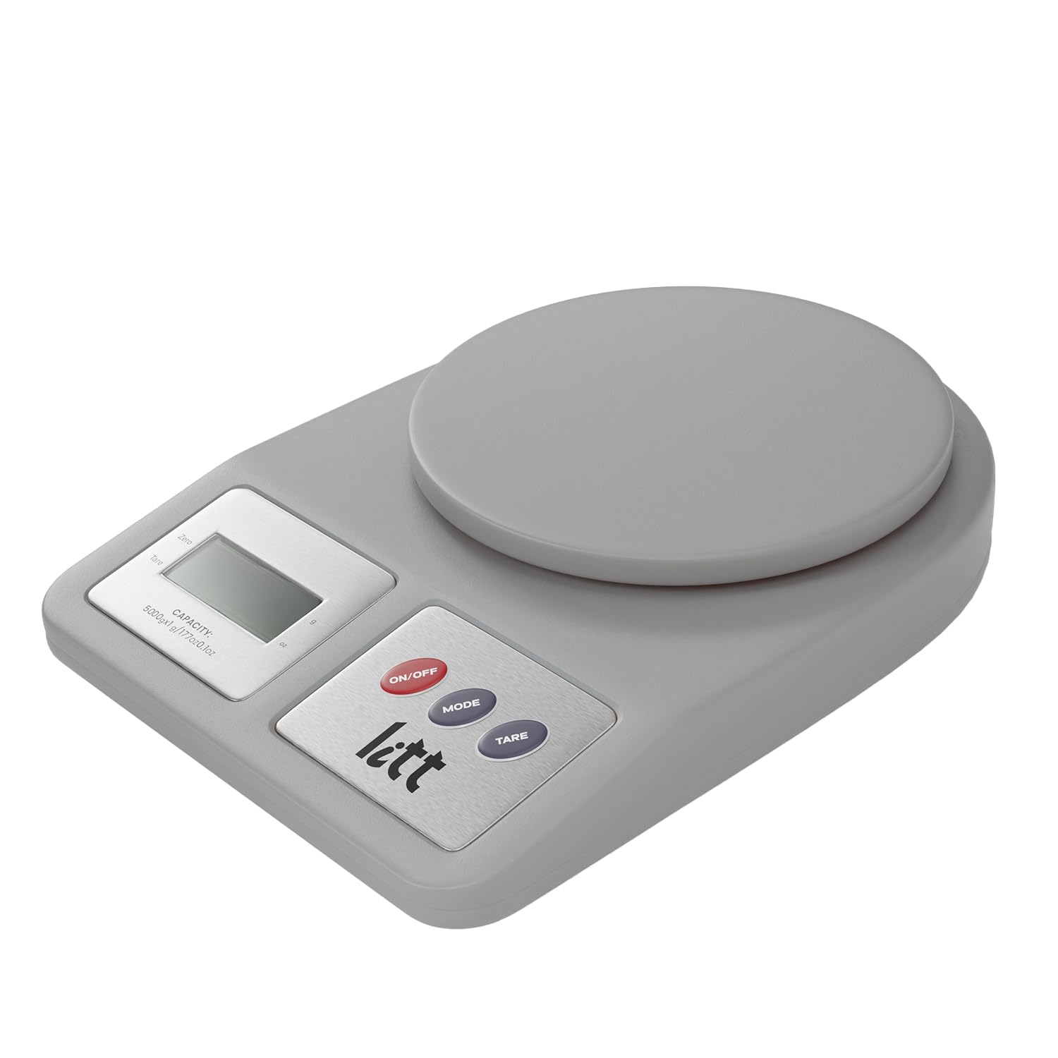 Litt By Lifelong Digital Kitchen Weighing Scale | Lcd Display With Tare & Mode Function | Compact & Accurate Weighing Machine Fo