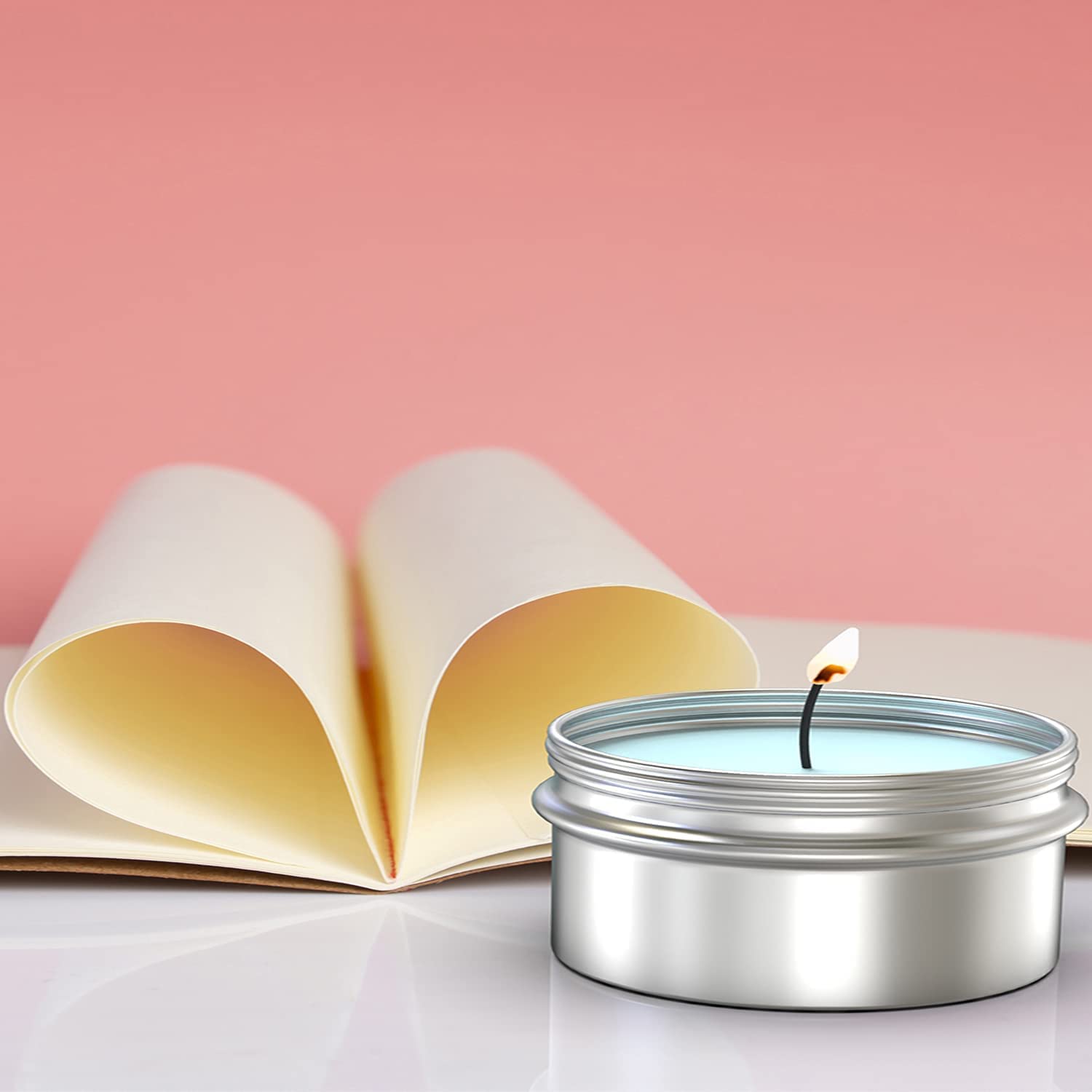 Goiio 20 Pcs 2 Ounce Aluminum Tin Jar, 60 Ml Refillable Tin Container, With Screw Lid, For Storing Spices, Candies, Candles, Sil