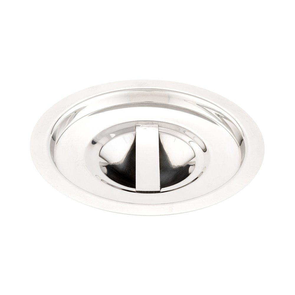 Restaurantware Lid Only: Met Lux Lid For 2 Quart Bain Marie 1 Stainless Steel Lid For Bain Marie Pot - Built-In Handle Pot Sold