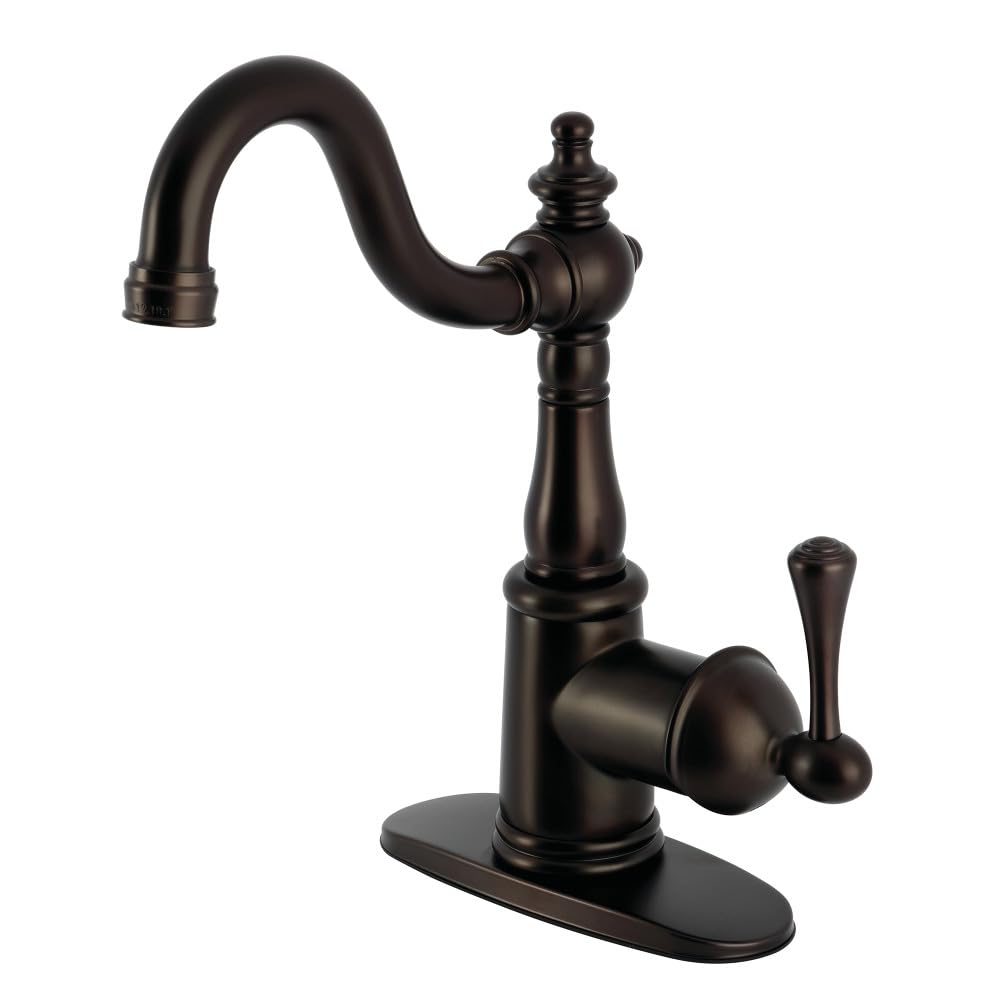 Kingston Brass Ks7495Bl English Vintage Bar Faucet, Oil-Rubbed Bronze, 11.06 X 6.25 X 2.38