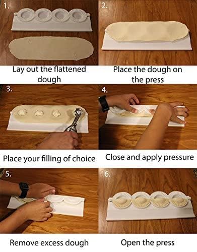 Leporinum - Small Pierogies, Dumplings, Uszka Press/Maker. Makes Four Small Pierogies At Once