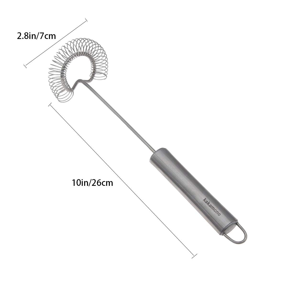 Egg Beater Stainless Surround Helixspring Coil Whisk, Egg Frother, Milk And Blender - Kitchen Utensils (Small)