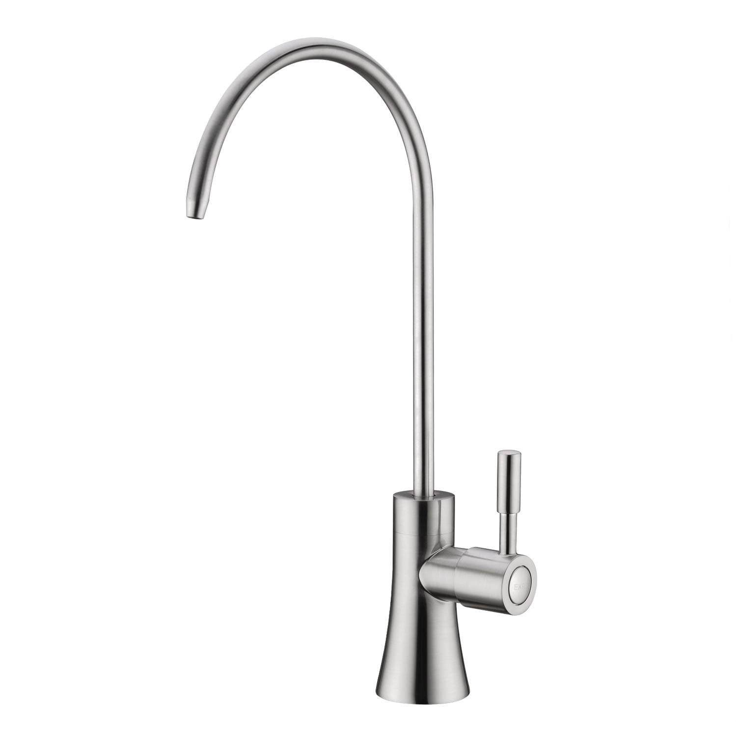 Ekrte Modern Best Brass Drinking Water Purifier Faucet, Commercial Water Filtration Faucet Brushed Nickel Kitchen Bar Sink Drink