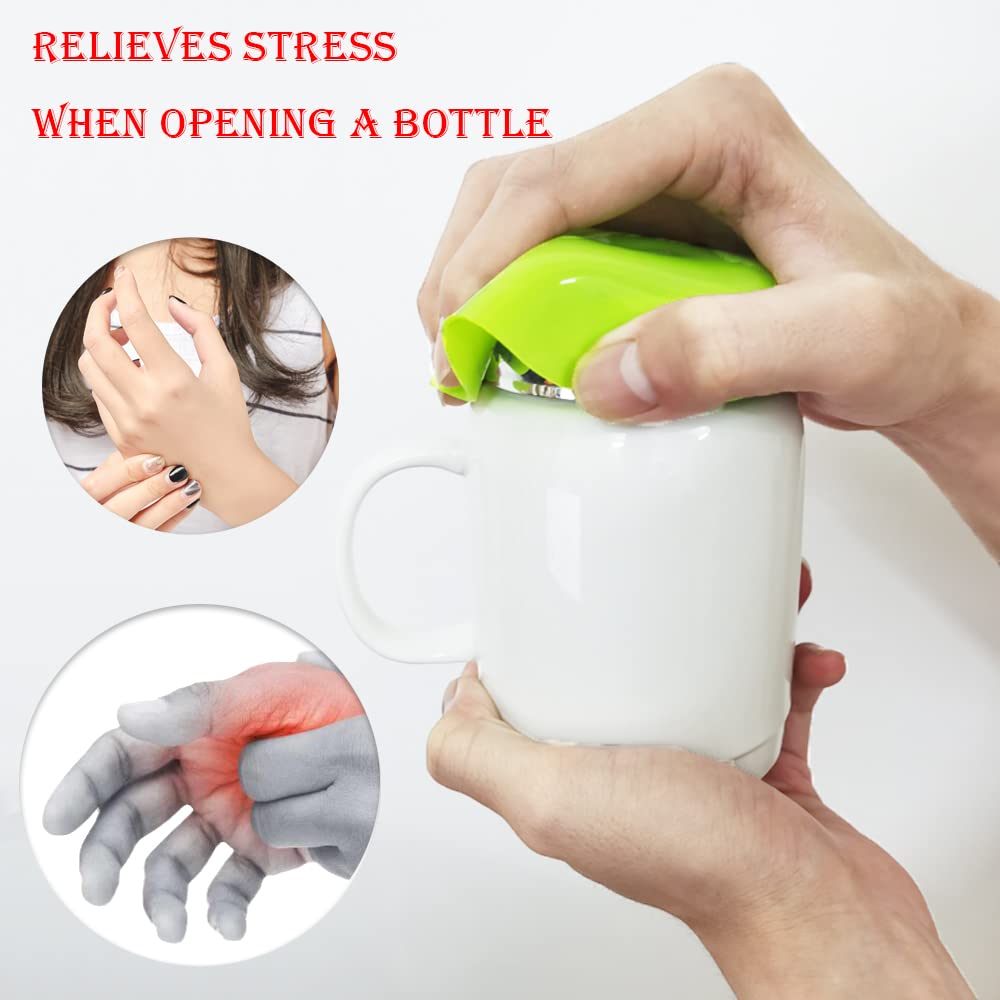 12 Pcs Rubber Jar Gripper Pads, Bosoirsou Round Multi-Purpose Bottle Lid Jar Opener Kitchen Coasters Heat Insulation Pad For Wea