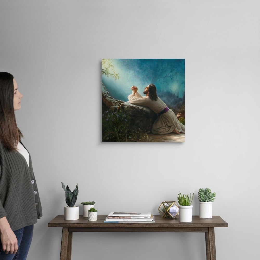 Canvas On Demand Gethsemane Canvas Wall Art Print By Mark Missman, Traditional, Home Decor, Christian, Christianity Artwork, 20'