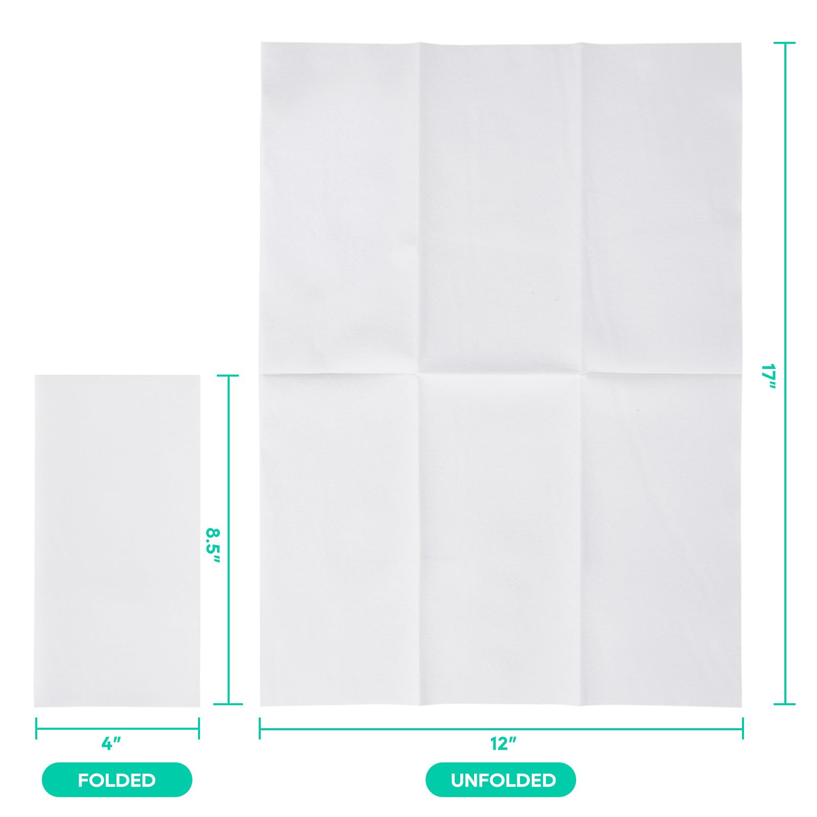 100PACK Disposable Hand Towels for Bathroom  Soft and Absorbent Paper Guest Towels Disposable Decorative Bathroom Hand Napkins for Kitchen  Parties  Weddings  Dinners