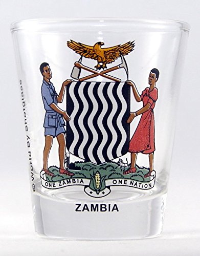 Zambia Coat Of Arms Shot Glass