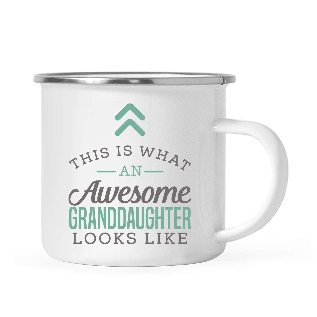 Andaz Press 11Oz. Stainless Steel Campfire Coffee Mug Gift, This Is What An Awesome Granddaughter Looks Like, 1-Pack, Birthday G