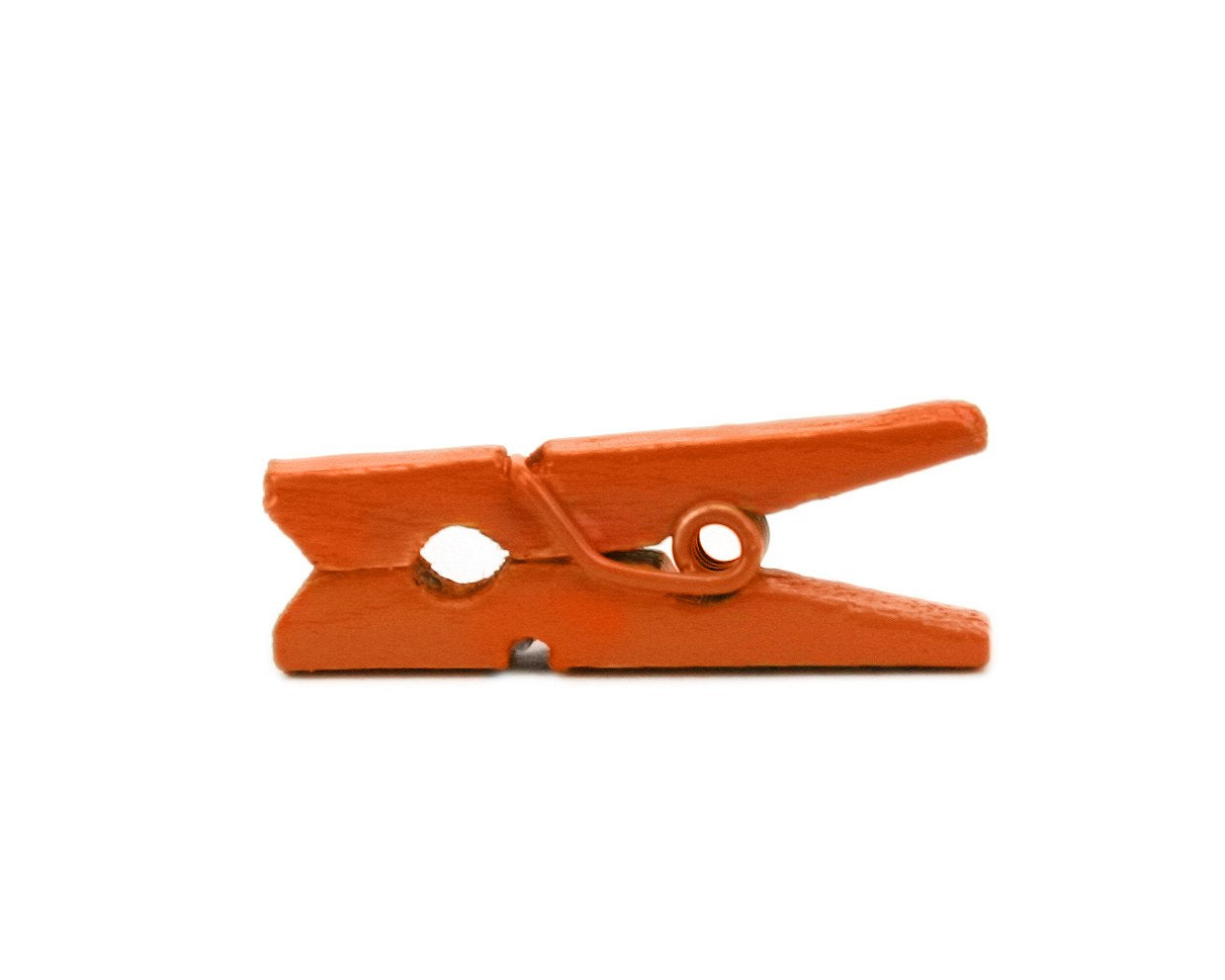 Lwr Crafts Wooden Mini Clothespins 200 Per Pack 1'' 2.5Cm (Orange)