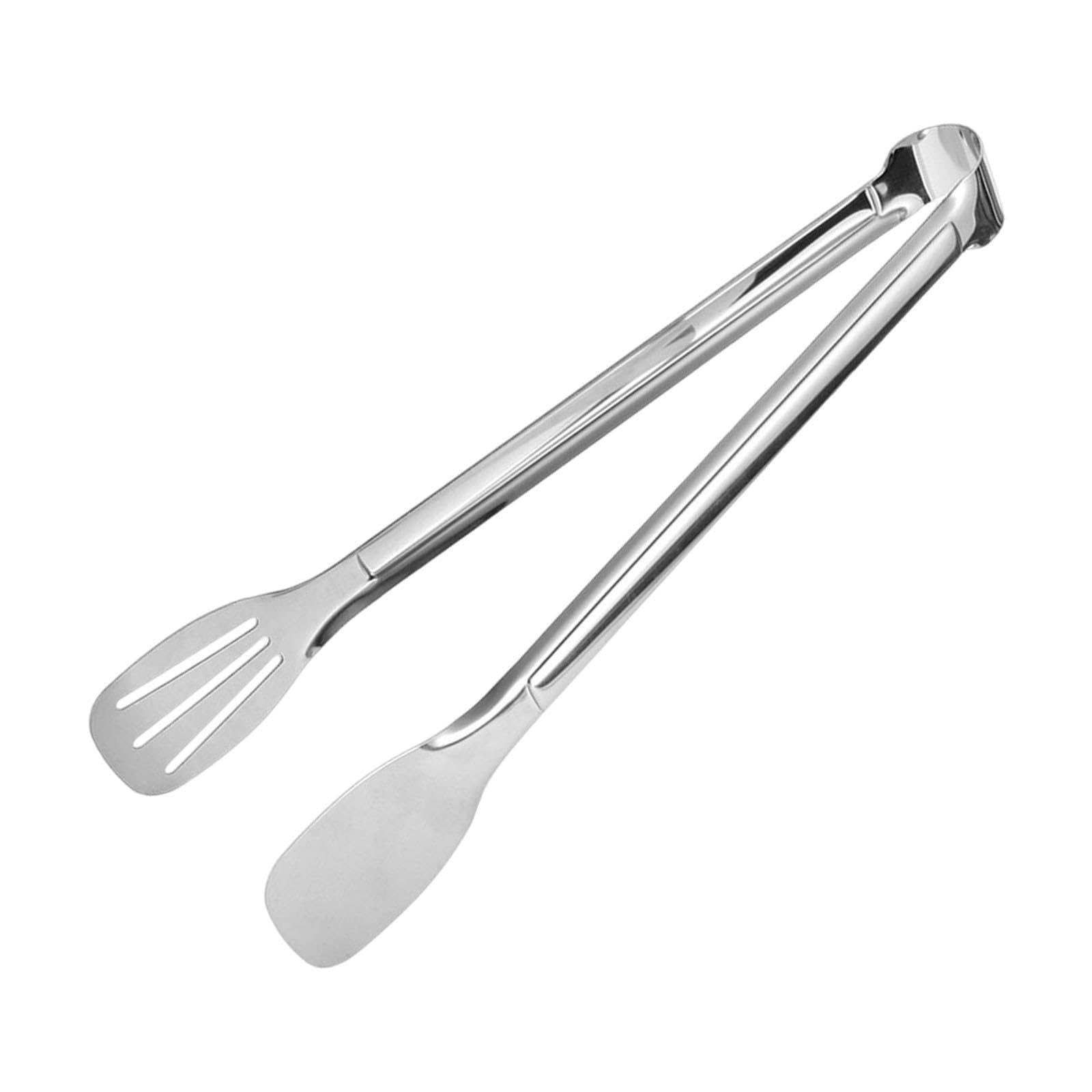 Ujeavette Stainless Steel Cooking Tongs Bread Clip Bread Snack Tongs For Baking Frying