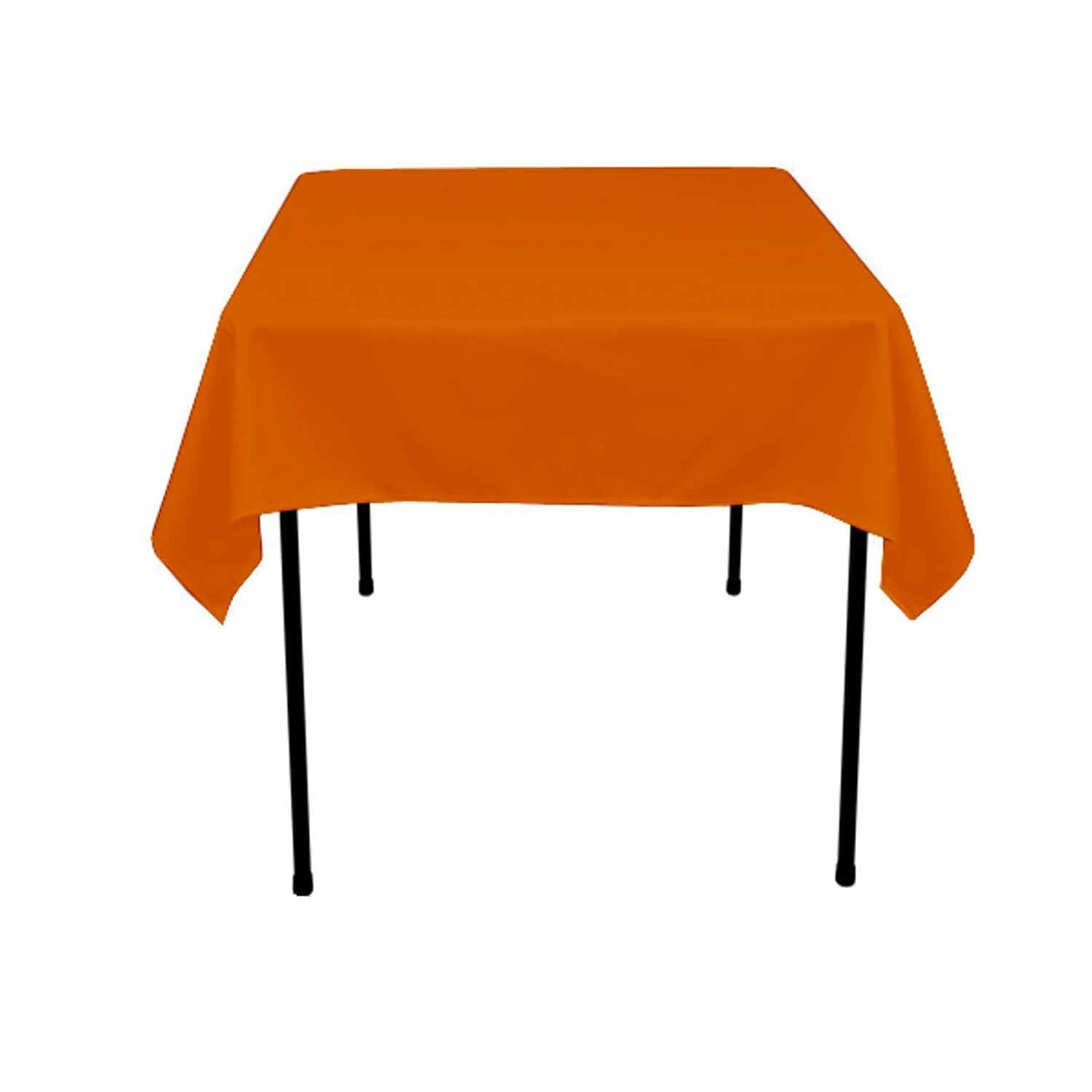 Ks Linens Polyester Square Tablecloth 42''X42'' (Burnt Orange)