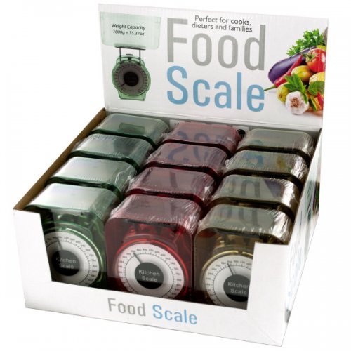 Kitchen Food Scale Countertop Display - Pack of 12