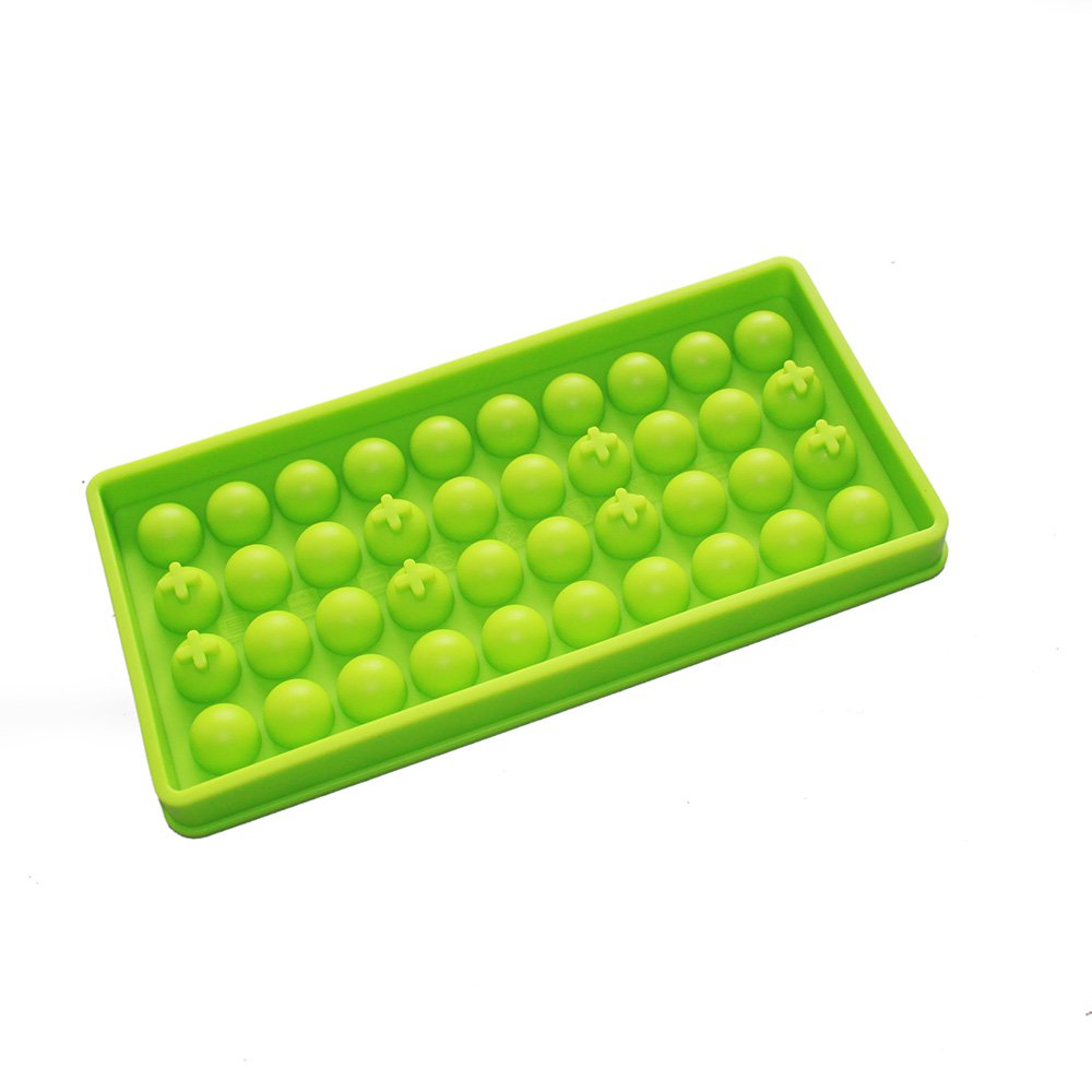 X-Haibei 3D Small Ice Ball Chocolate Plaster Crystal Epoxy Resin Mold Silicone Dia. 16Mm
