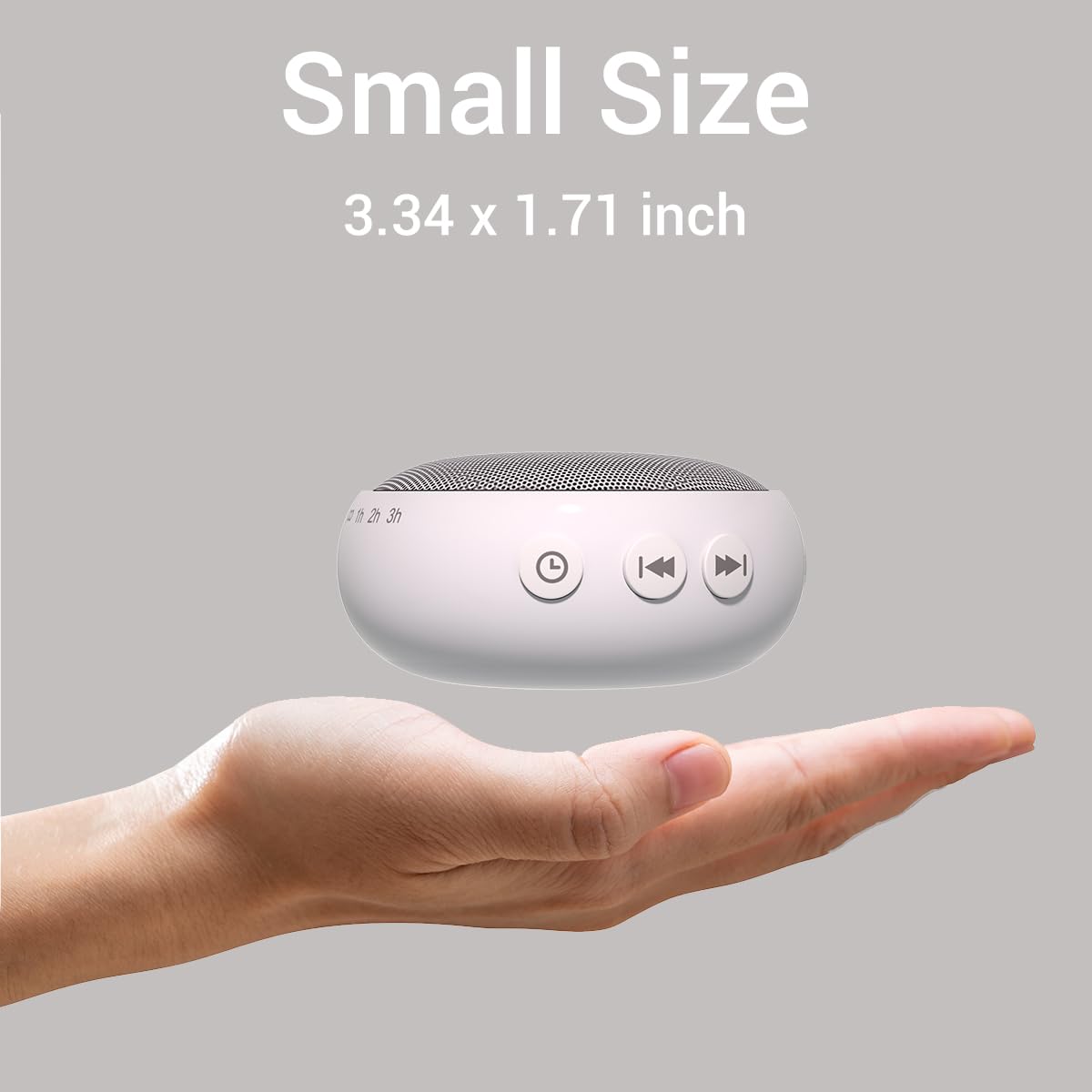 Soundme Mini Sleep Sound Machine 30 Soothing Natural Sounds With 36 Volume Control Pink Brown Noise Machine Compact Size Travel