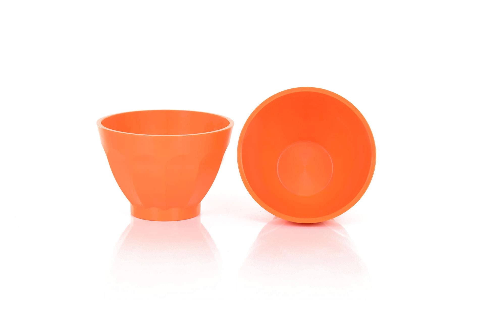 Mintra Home Unbreakable Bowls and Trays (Bold Collection)  Dark Orange  (Small Bowl 4pk - 250ml (8oz)