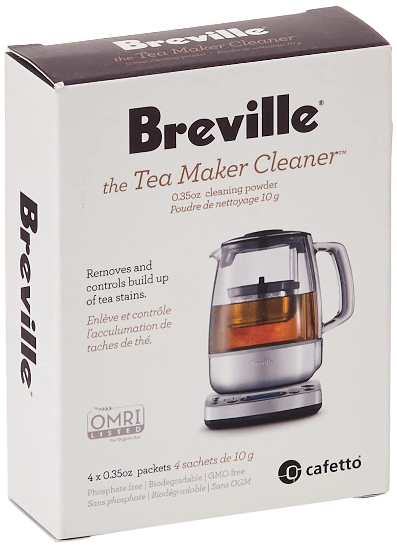 Breville Revive Organic Tea Maker Cleaner, 4 Pack Btm100