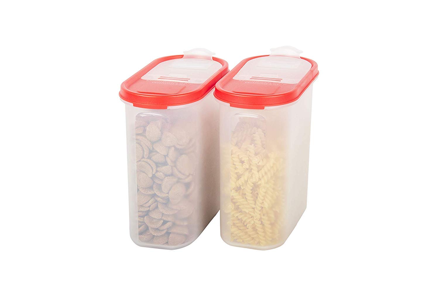 Cutting Edge FlipTop Plastic Container Set Of 21200Ml, BpaFree & LeakProof, Stackable & Nestable, Reusable Food Organizers F
