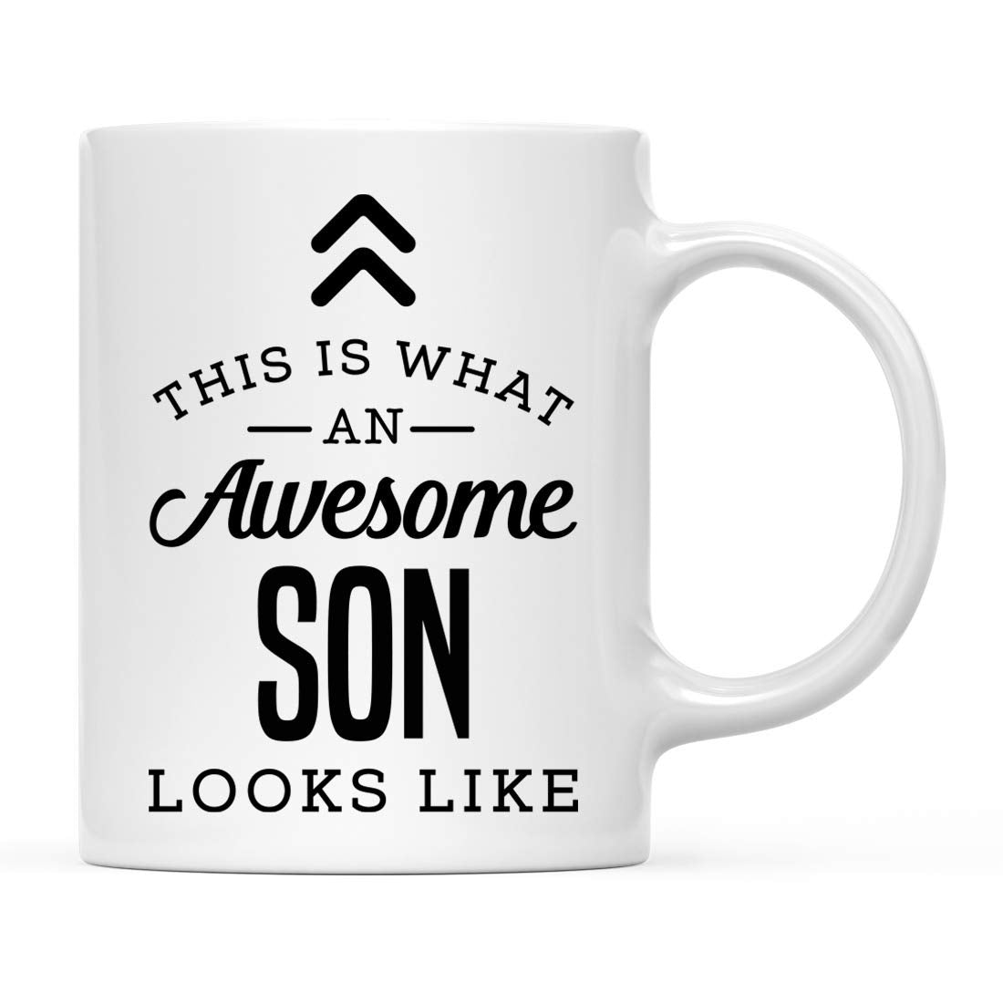 Andaz Press 11oz. Ceramic Coffee Tea Mug Gift, This is What an Awesome Son Looks Like, 1-Pack, Birthday Gift Ideas Coworker Him