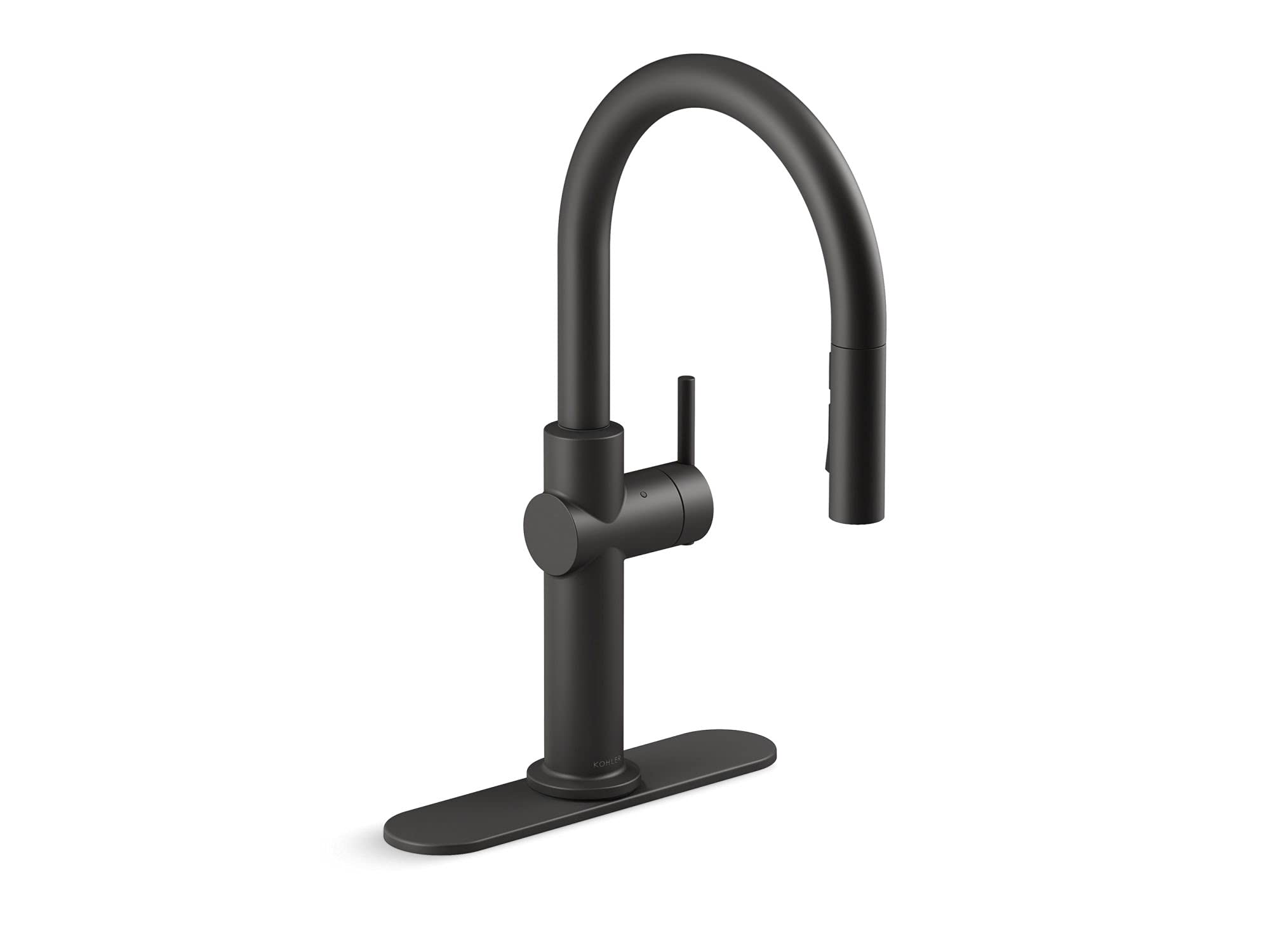 Kohler 22974-Bl Crue Touchless Kitchen Faucet With Pull Down Sprayer, Pull Down Kitchen Sink Faucet With Touchless Activation, K