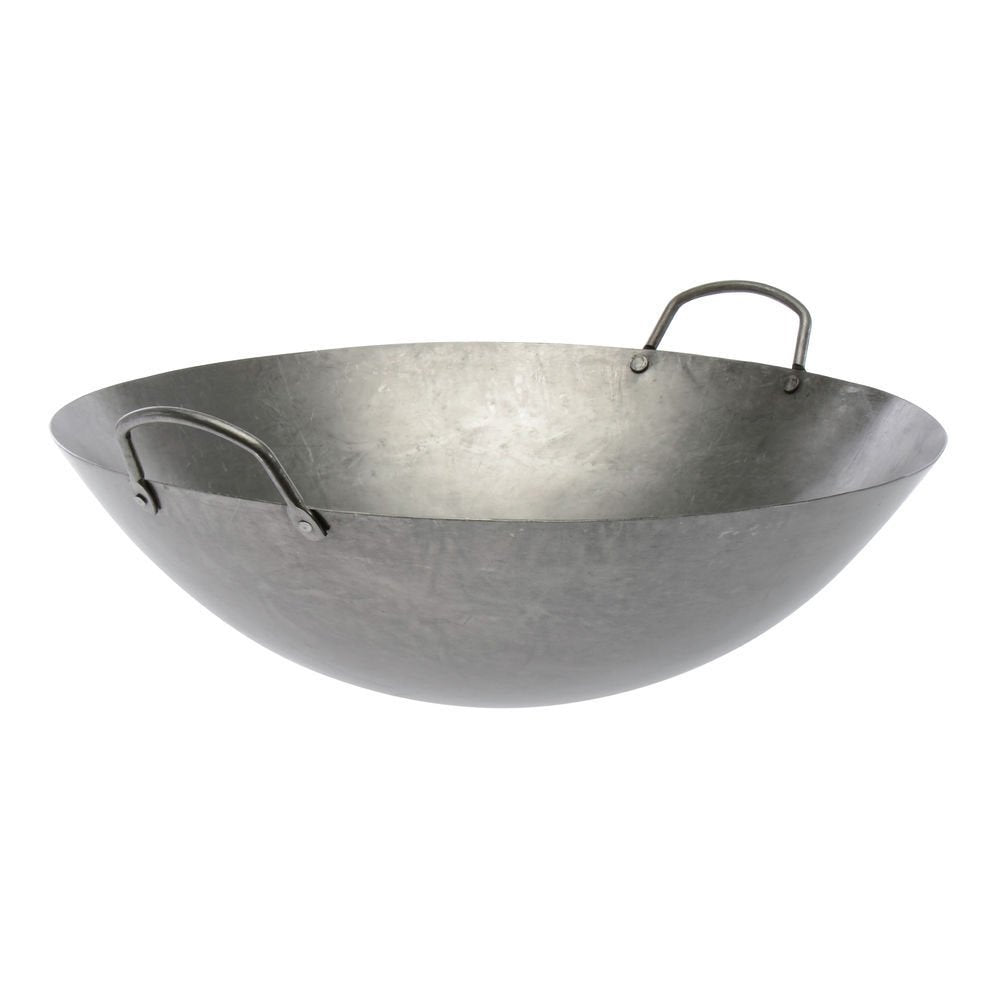 Town Steel Cantonese Wok with Loop Handles - 16Dia x 4 3/4H