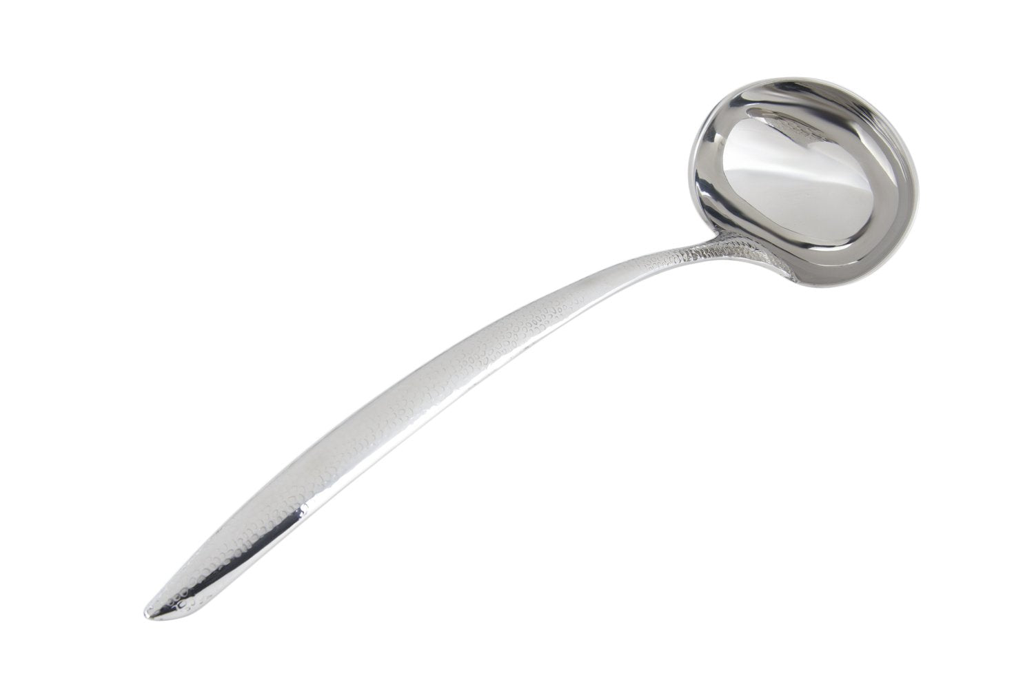 Bon Chef 9456Hf Stainless Steel 18/8 Ez Use Banquet Serving Ladle With Cool Grip Handle, Hammer Finish, 6 Oz Capacity, 15'' Leng