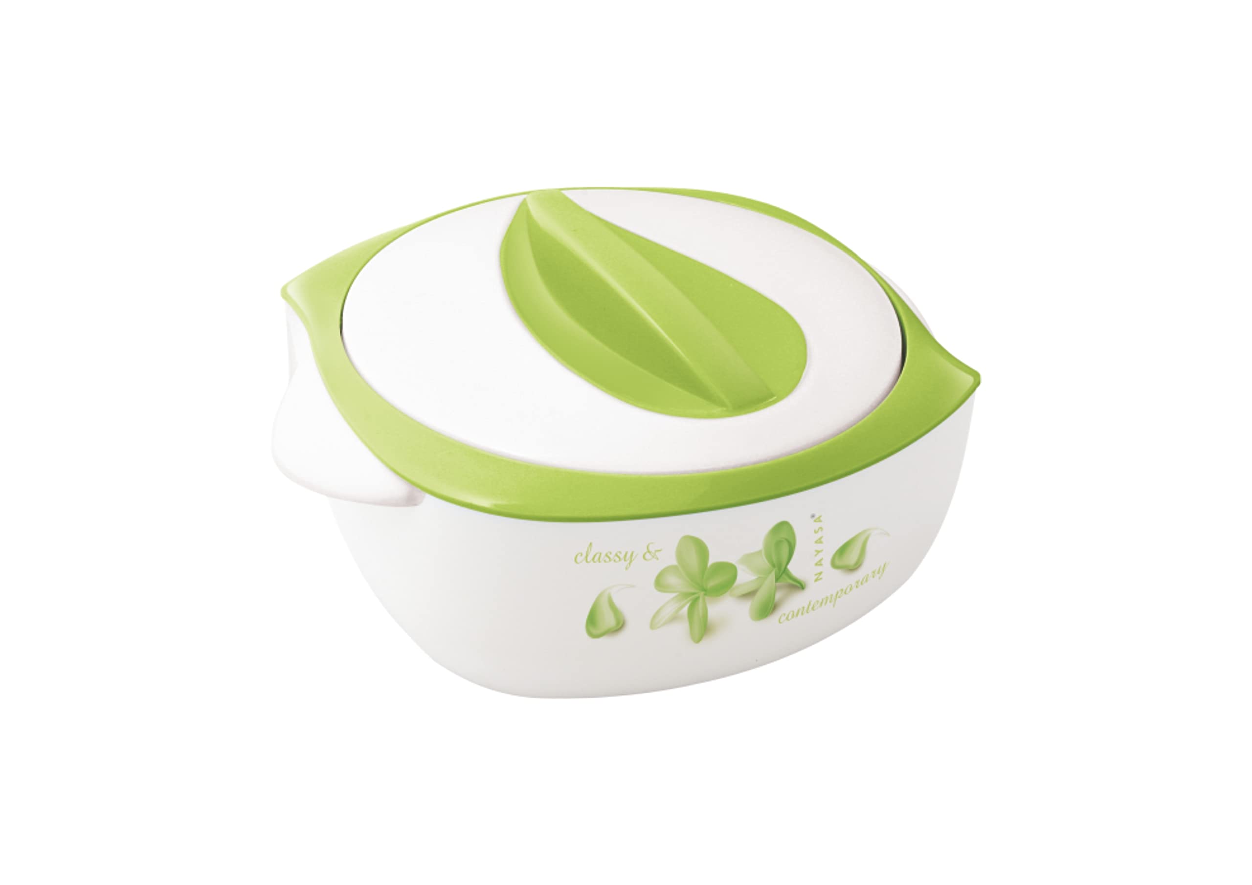 Nayasa Desire Casserole | 1200 Ml | Chapati Box | Serving Bowl With Lid | Pu Insulated | Bpa Free | Odour Proof | Food Grade | E