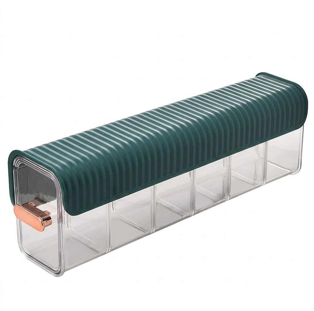 Wall Mounted 6Cell Drawer Storage Organizer Box SelfAdhesive Multipurpose Socks Underwear Tie Cable Holder Dustproof Pull Out 