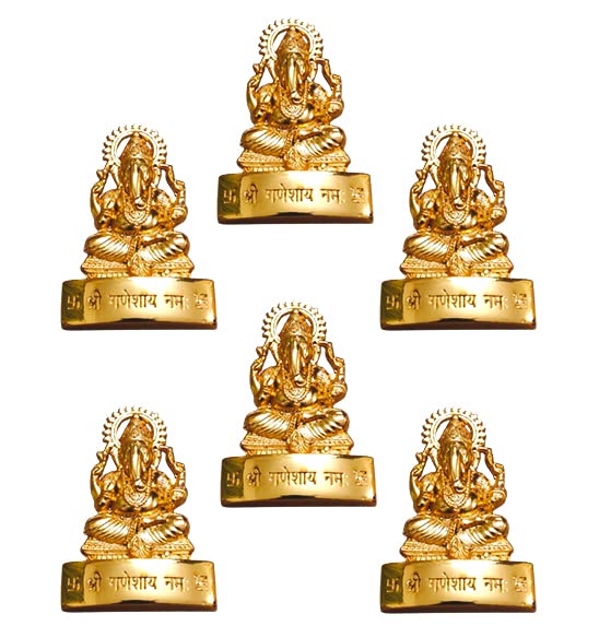 Betterminds Return Gift for Women Ganesh Idol (Pack of 6), Diwali Gifts, Baby Shower Return Gifts, Wedding Gifts, Birthday Retur