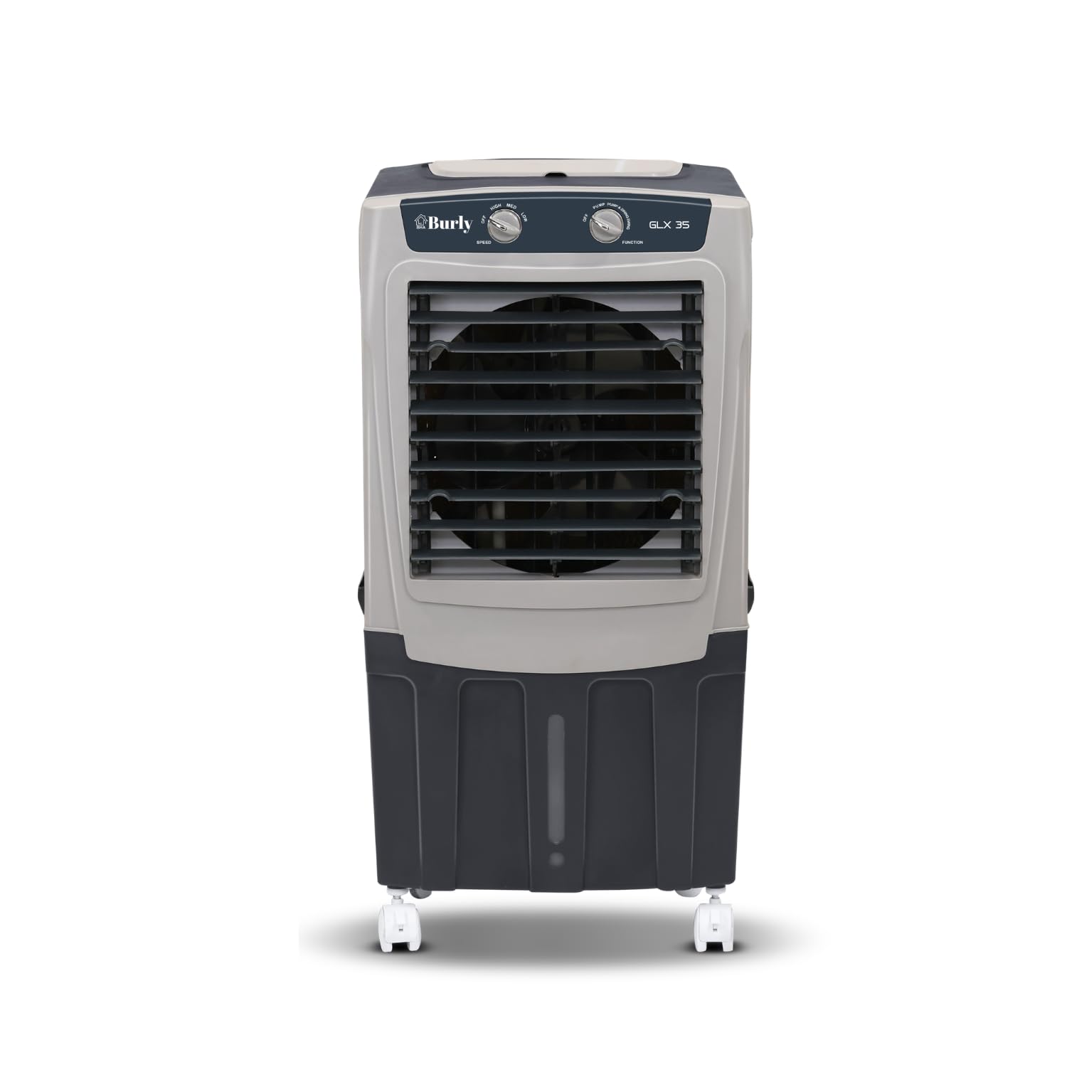 Bhaburly Glx 35 Ltr Personal Portable Cooler With Anti Bacterial Honeycomb, Highest Airthrow In Segment With Auto Swing And 3 Sp