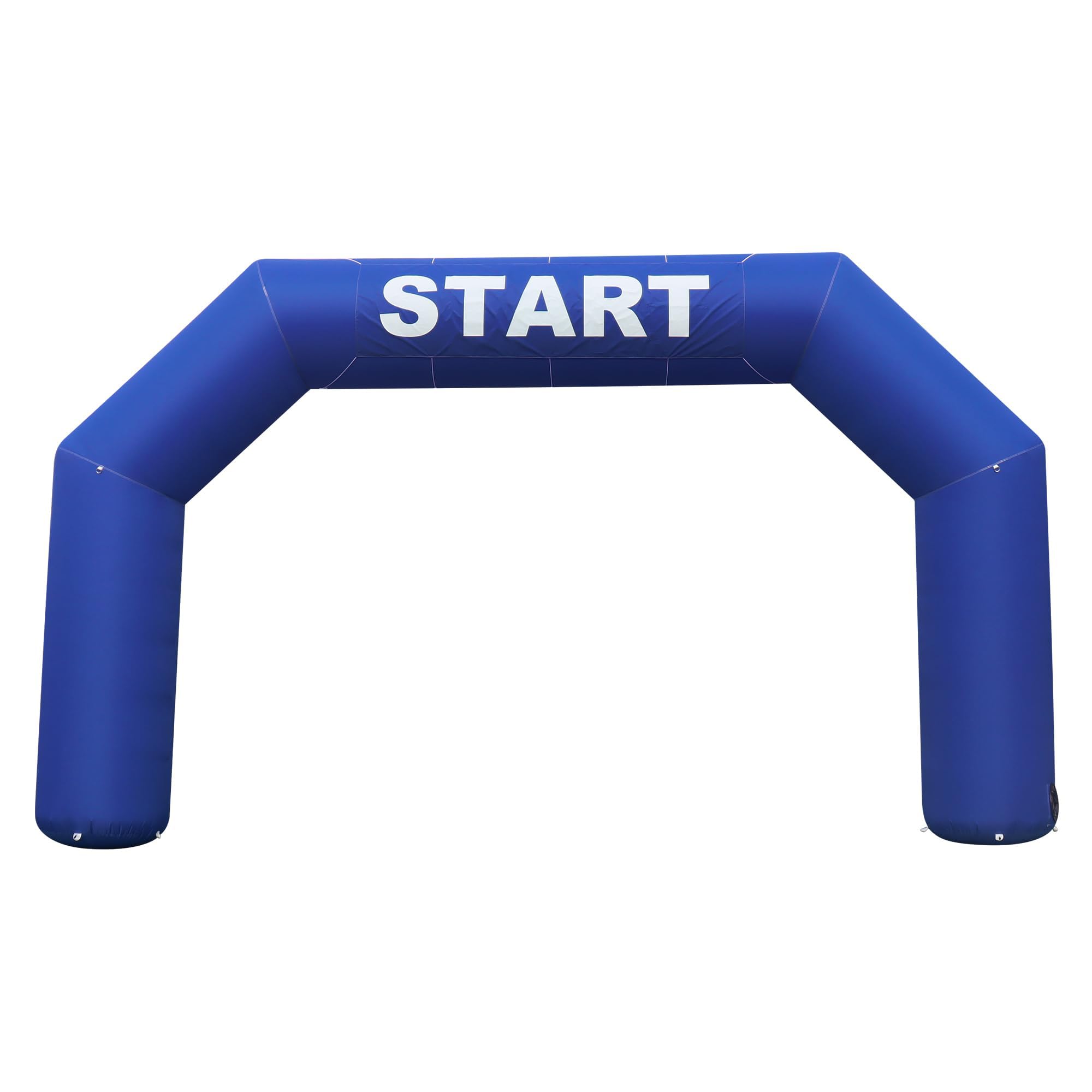 SAYOK Blue Inflatable Arch 20ft, Inflatable Start Finish Line Racing Arch with Air Blower, Outdoor Inflatable Archway for Party,